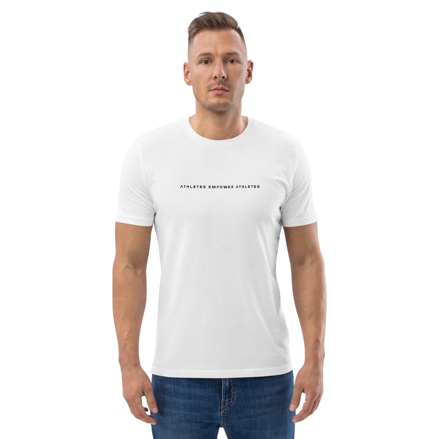 Athletes Empower Athletes - Unisex organic cotton t-shirt by DarkByteGear