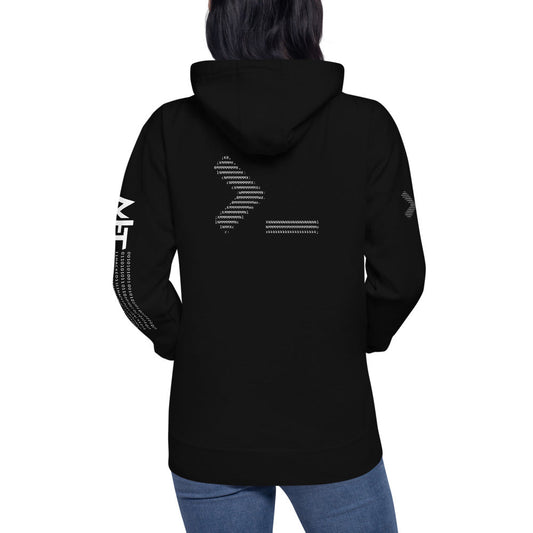 CLI - Unisex Hoodie (back print) by DarkByteGear