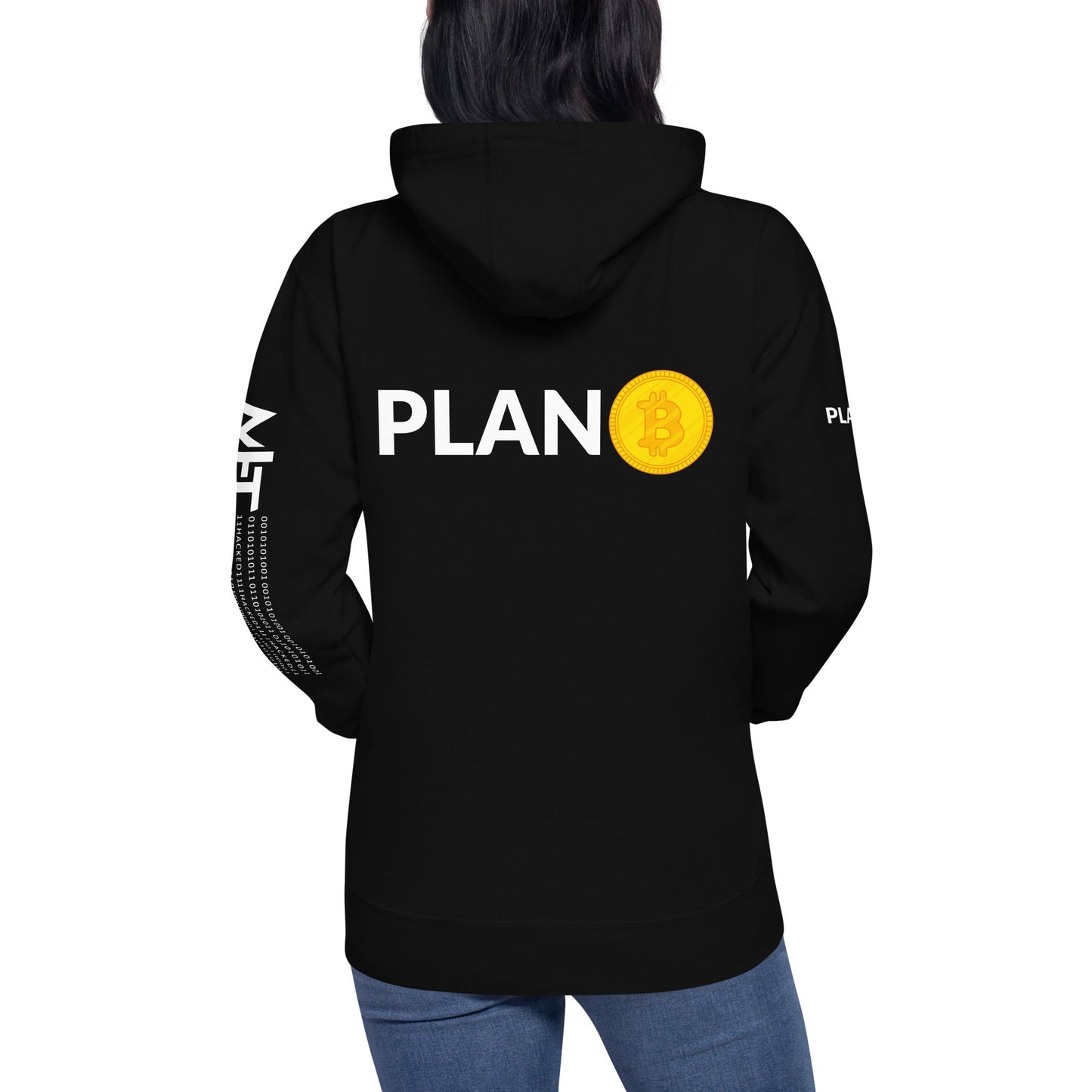 Plan B - Unisex Hoodie (Back Print) by DarkByteGear