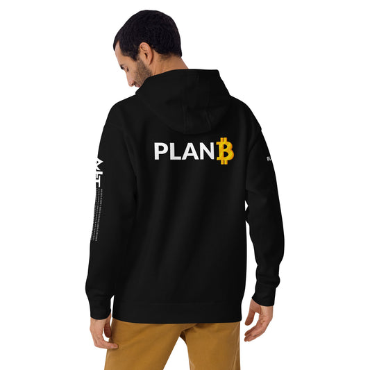 Plan B v1 - Unisex Hoodie (back print) by DarkByteGear