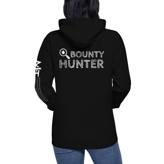 Bug bounty hunter - Unisex Hoodie (back print) by DarkByteGear