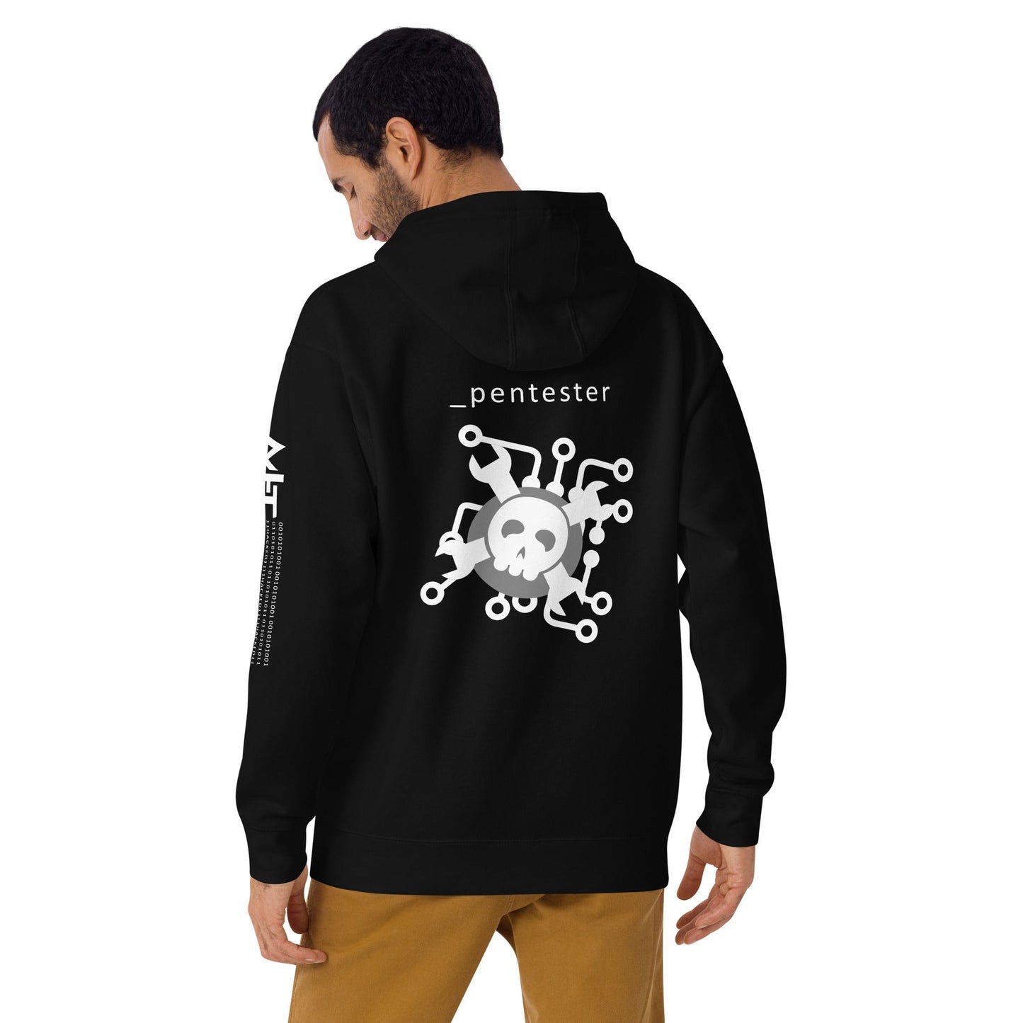 Pentester v4 - Unisex Hoodie (back print) by DarkByteGear