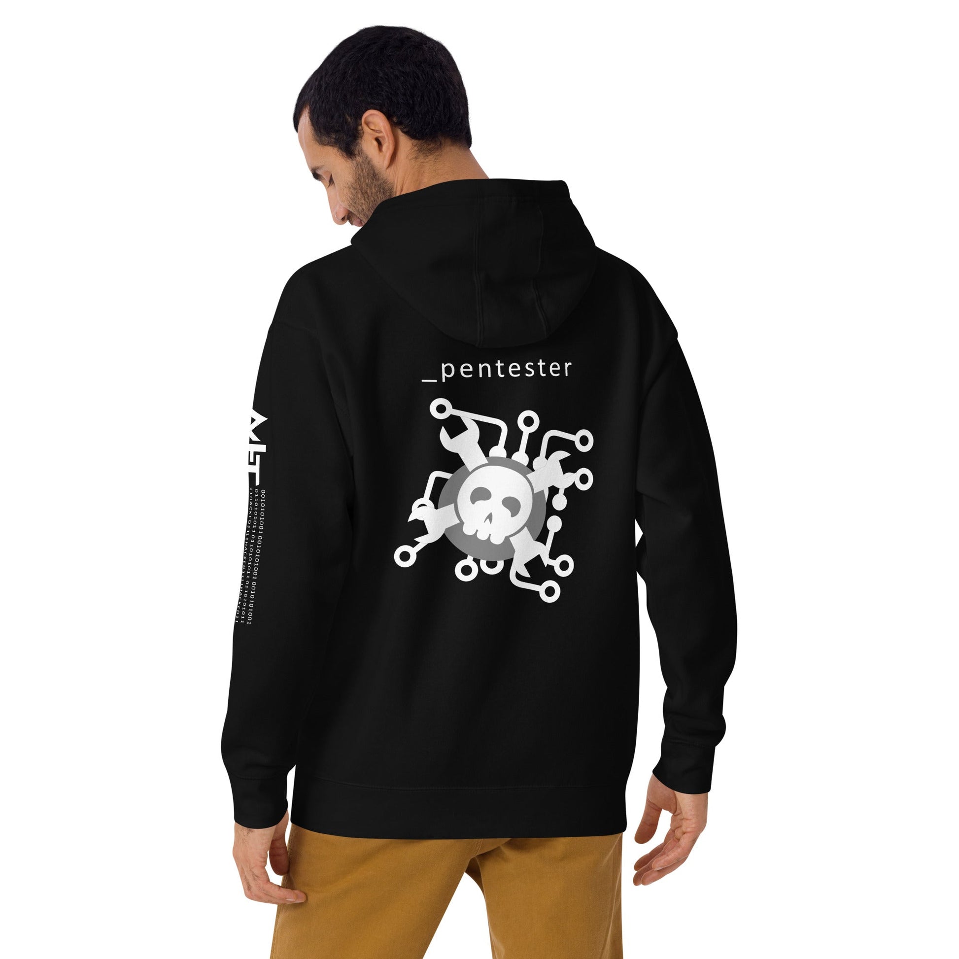 Pentester v4 - Unisex Hoodie (back print) by DarkByteGear