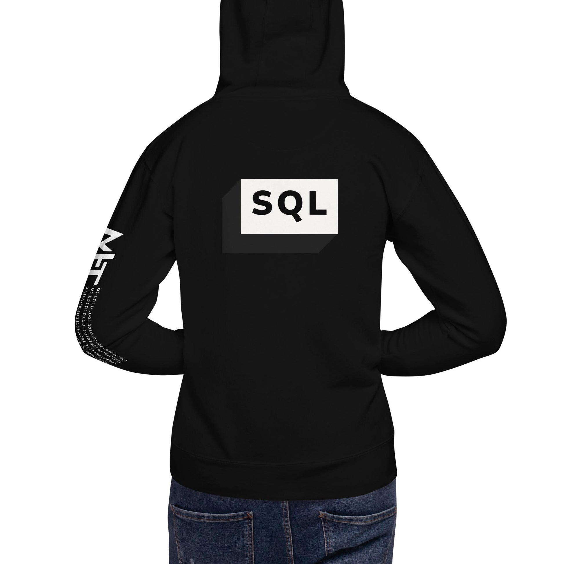 SQL - Unisex Hoodie (back print) by DarkByteGear