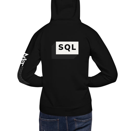 SQL - Unisex Hoodie (back print) by DarkByteGear