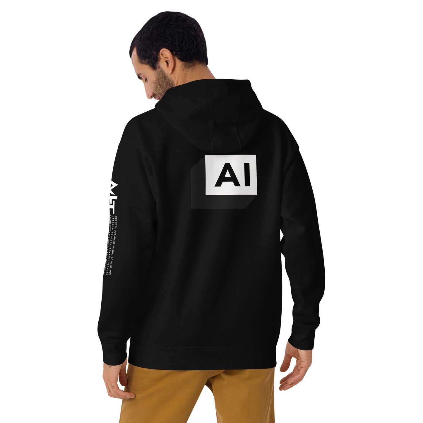 AI - Unisex Hoodie (back print) by DarkByteGear