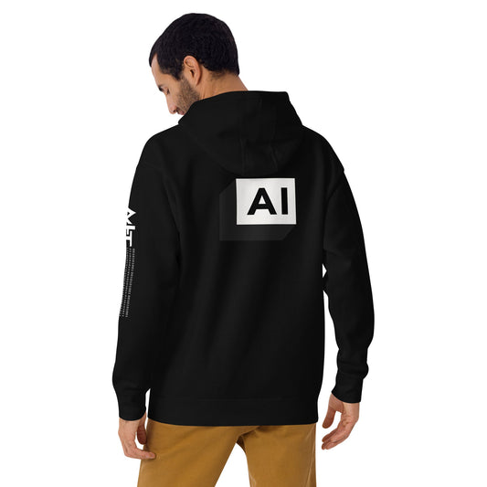 AI - Unisex Hoodie (back print) by DarkByteGear