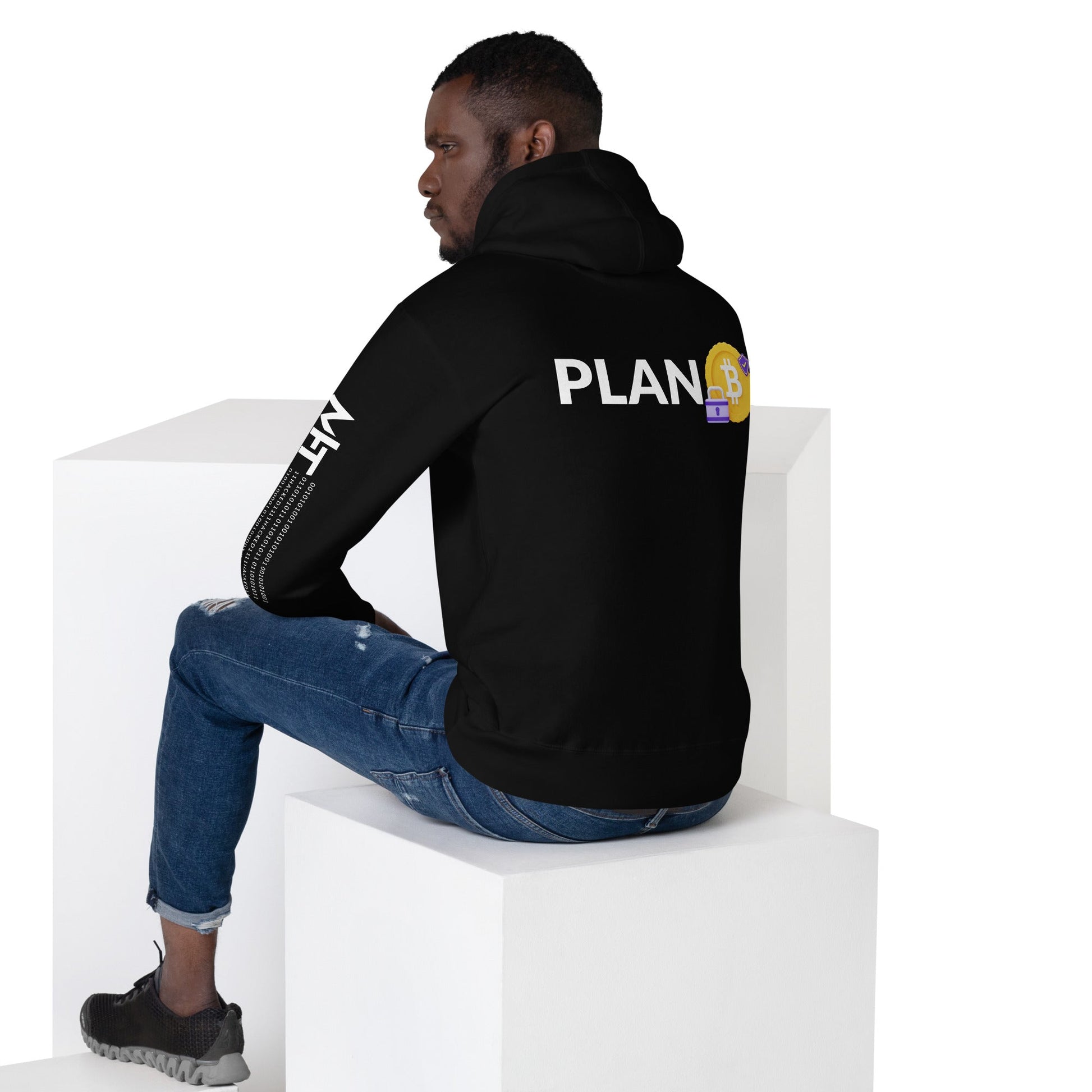 Plan B V9 Unisex Hoodie (back print) by DarkByteGear