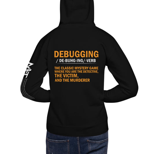 Debugging Unisex Hoodie ( Back Print ) by DarkByteGear