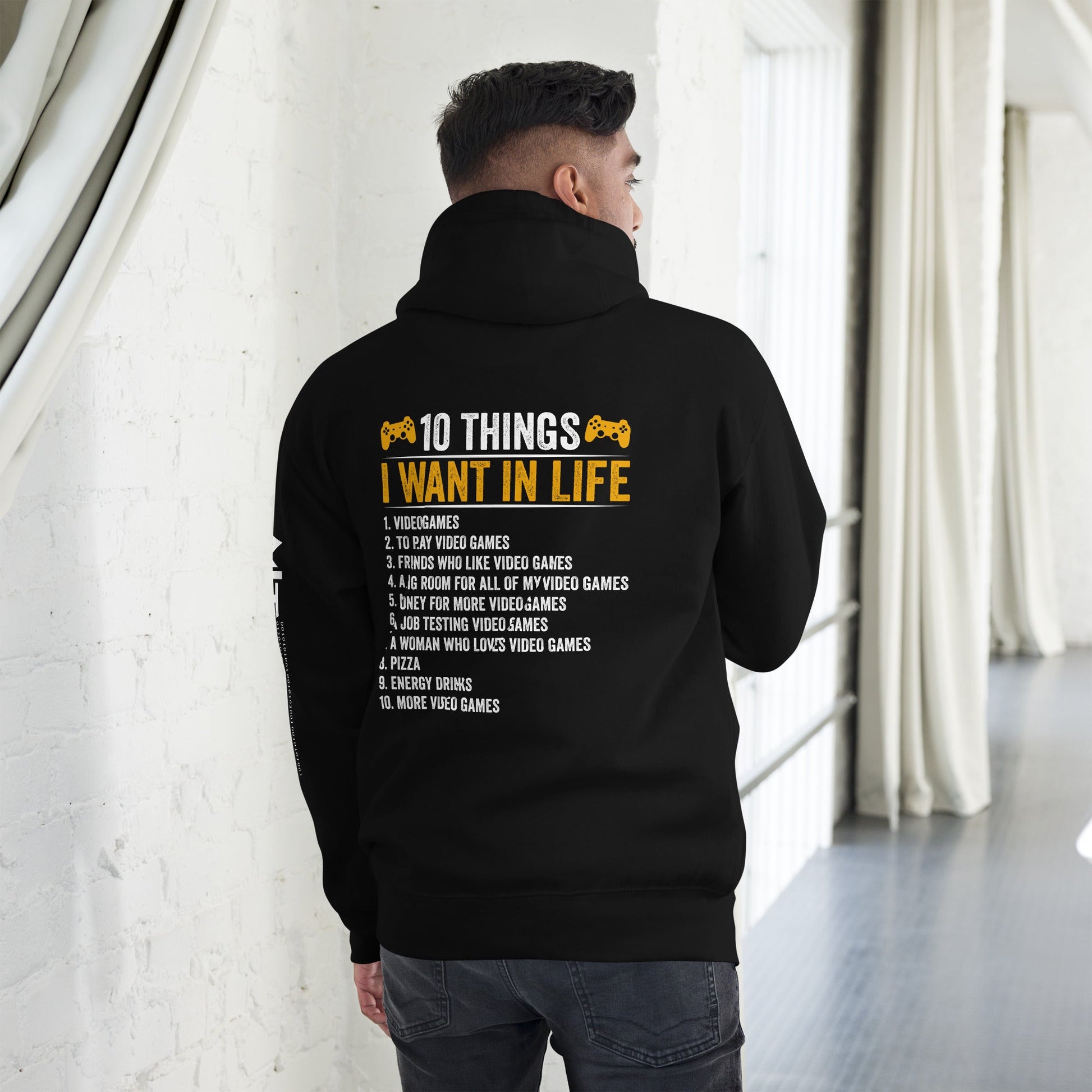 10 Things I Want In Life (Swarna) Unisex Hoodie by DarkByteGear