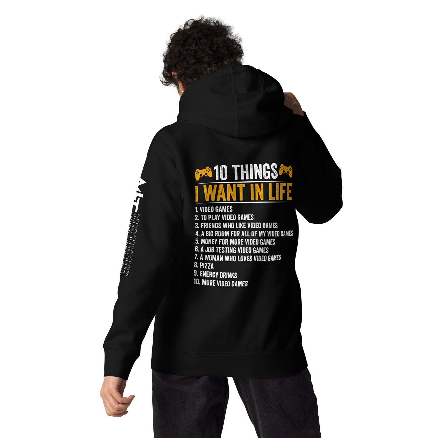 10 Things I Want In Life (Swarna) Unisex Hoodie by DarkByteGear