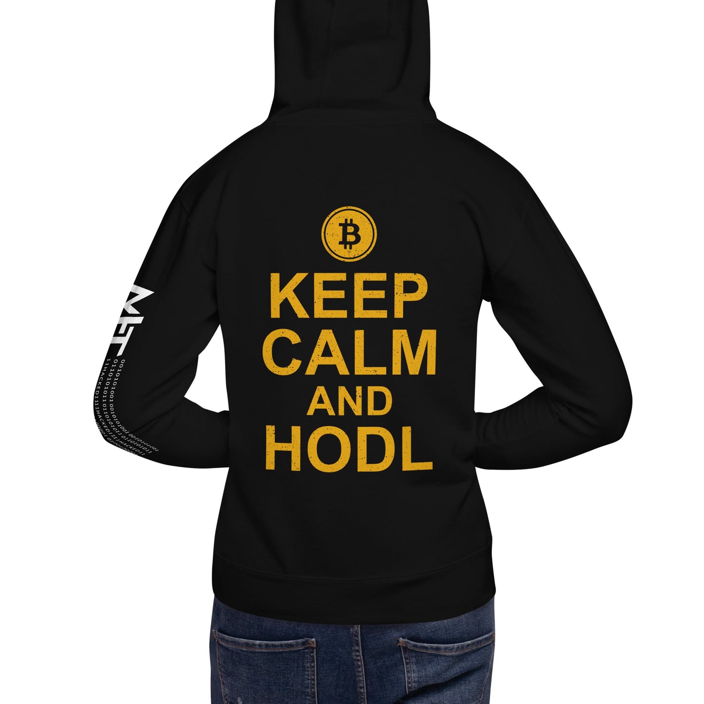 Keep Calm and HODL Unisex Hoodie by DarkByteGear
