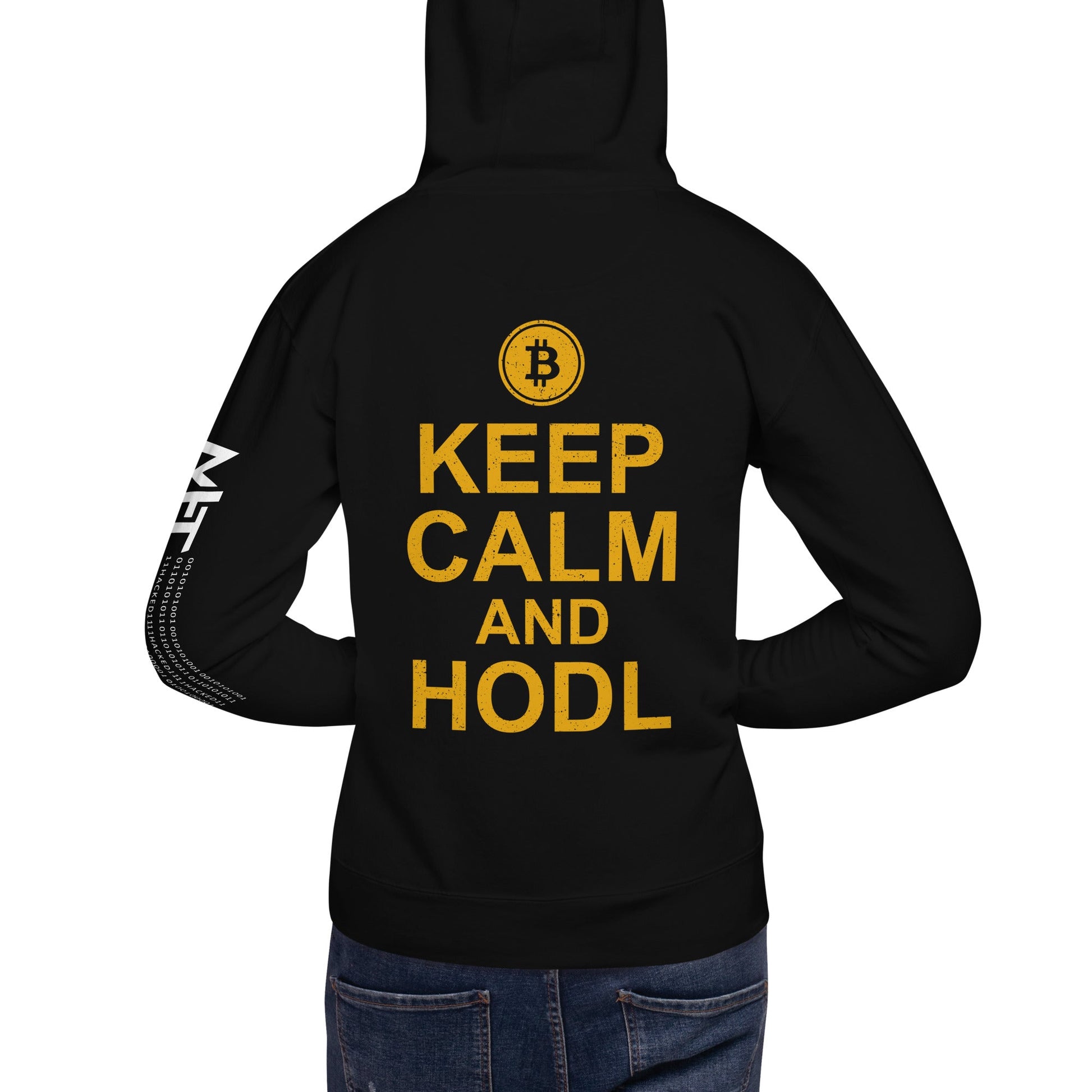 Keep Calm and HODL Unisex Hoodie by DarkByteGear