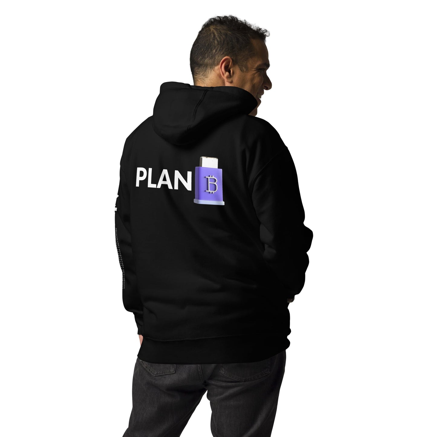 Plan B V4 - Unisex Hoodie ( Back Print ) by DarkByteGear