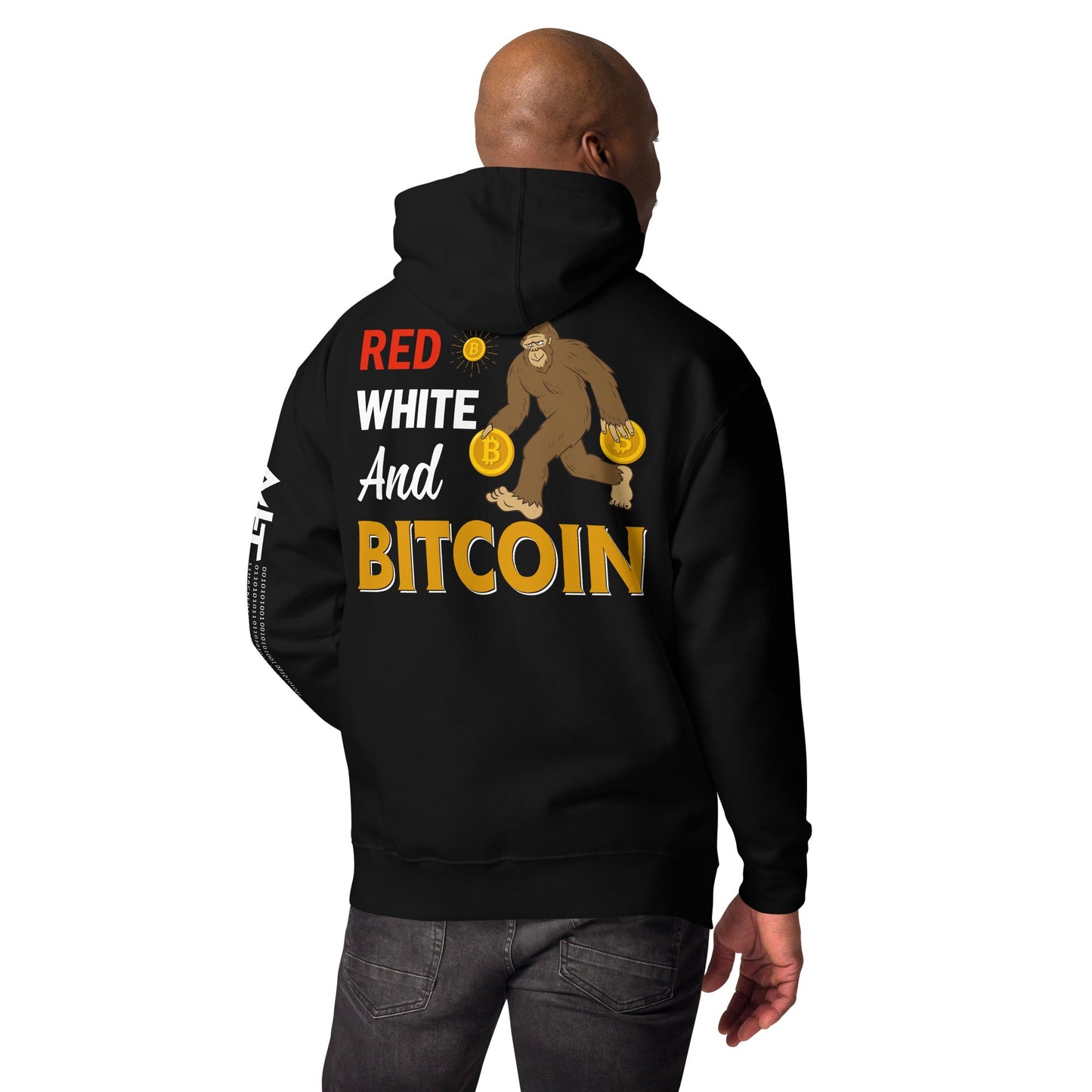 Red, White and Bitcoin - Unisex Hoodie by DarkByteGear