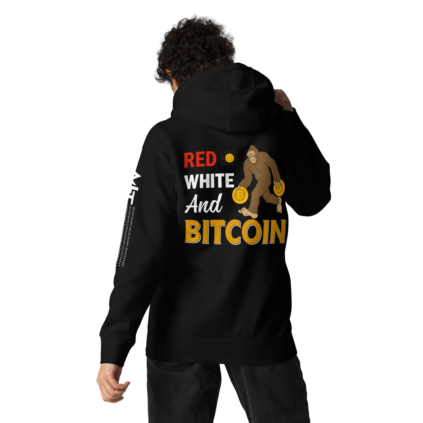 Red, White and Bitcoin - Unisex Hoodie by DarkByteGear