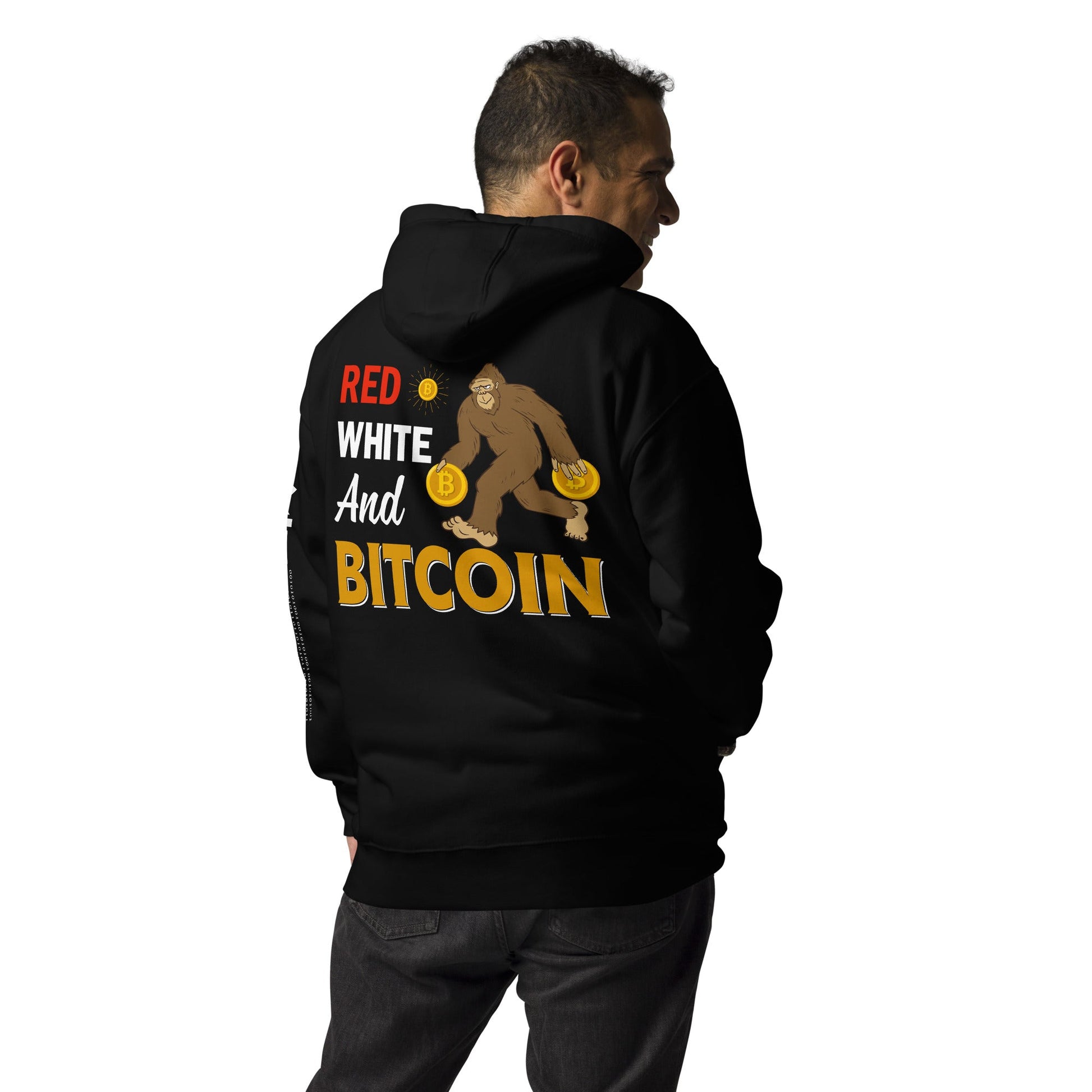Red, White and Bitcoin - Unisex Hoodie by DarkByteGear