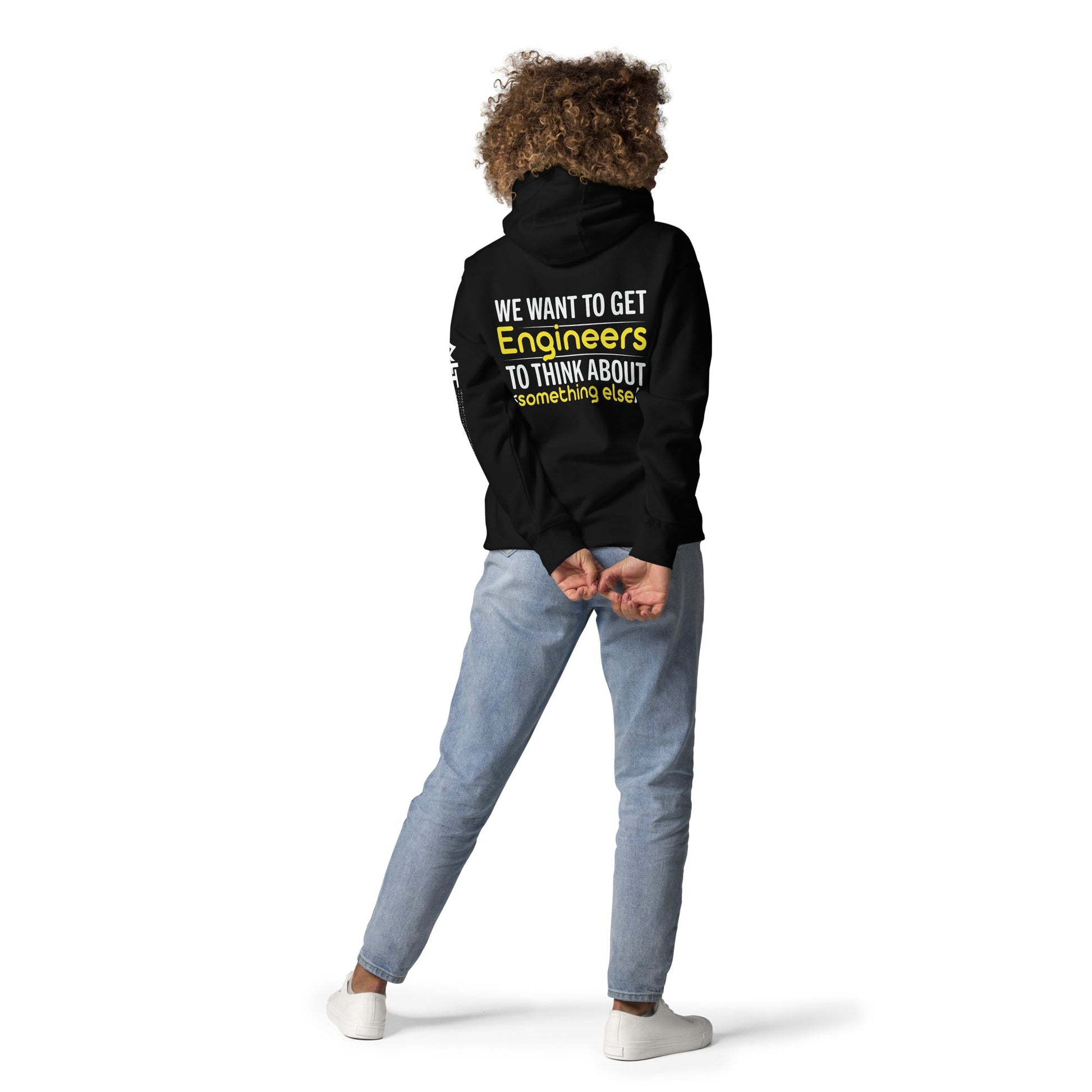 We want to get Engineers to think about something else Unisex Hoodie ( Back Print ) by DarkByteGear