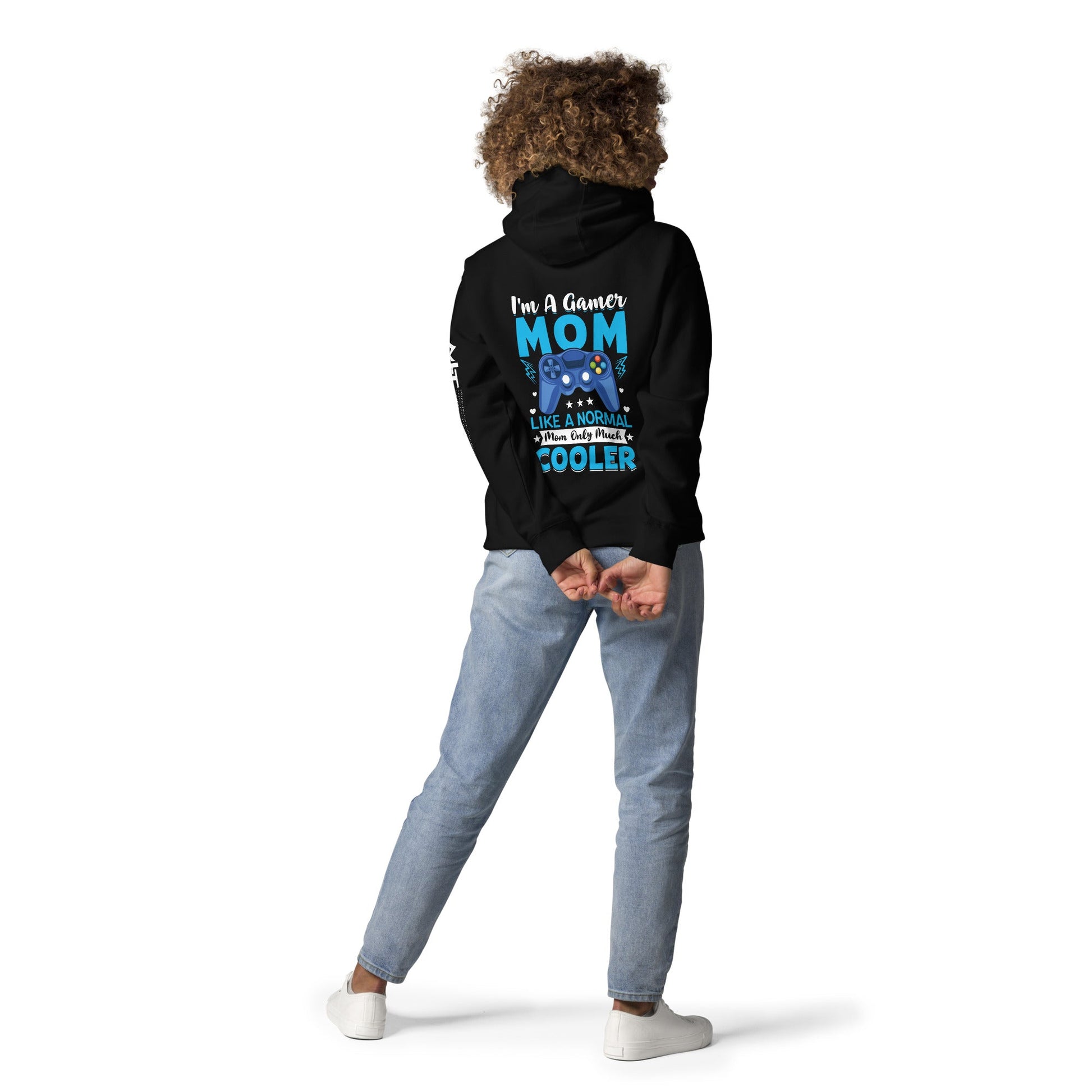 I am a Gamer Mom - Unisex Hoodie ( Back Print ) by DarkByteGear