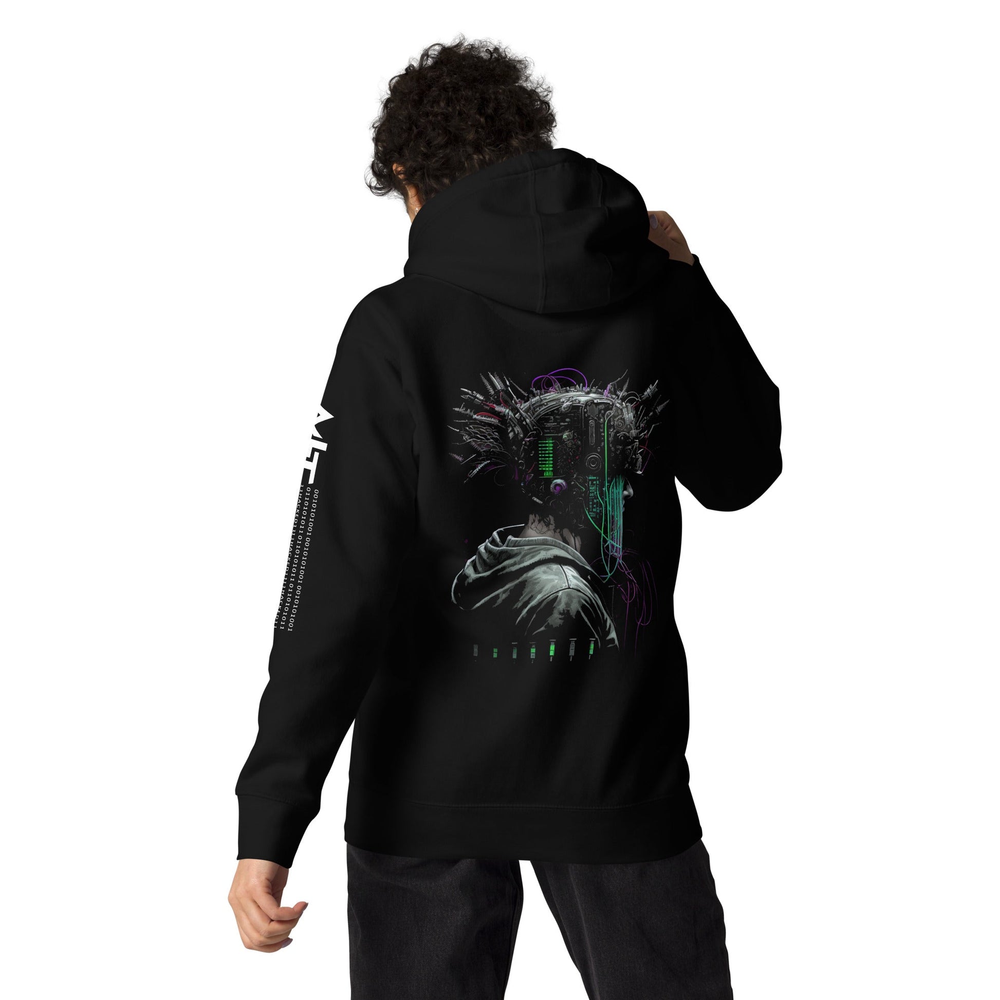 Cyberware Assaissin V53 Unisex Hoodie ( Back Print ) by DarkByteGear