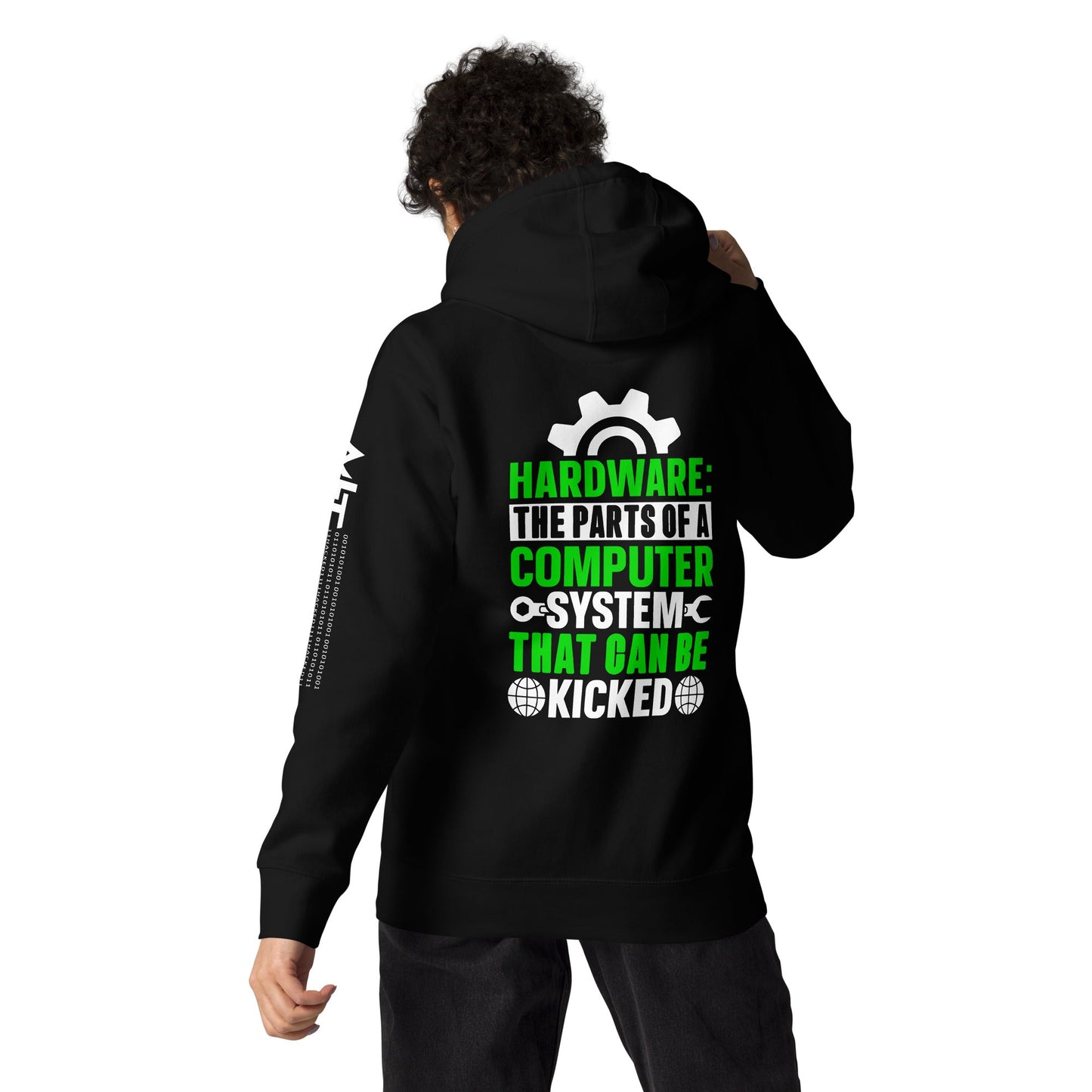 Hardware: The Part of a Computer System - Unisex Hoodie by DarkByteGear