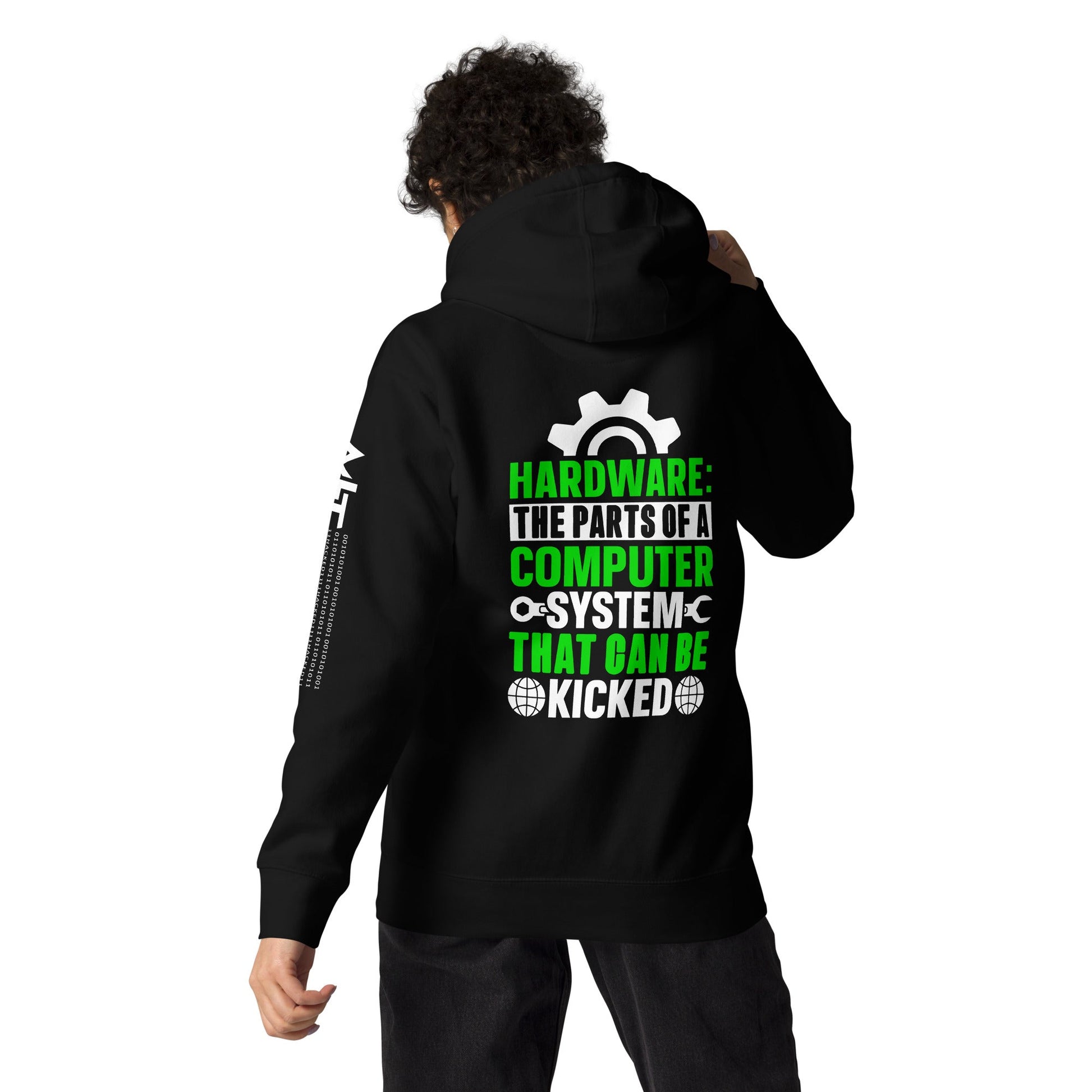 Hardware: The Part of a Computer System - Unisex Hoodie by DarkByteGear