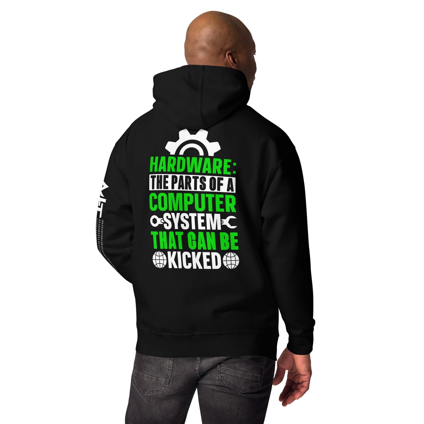 Hardware: The Part of a Computer System - Unisex Hoodie by DarkByteGear