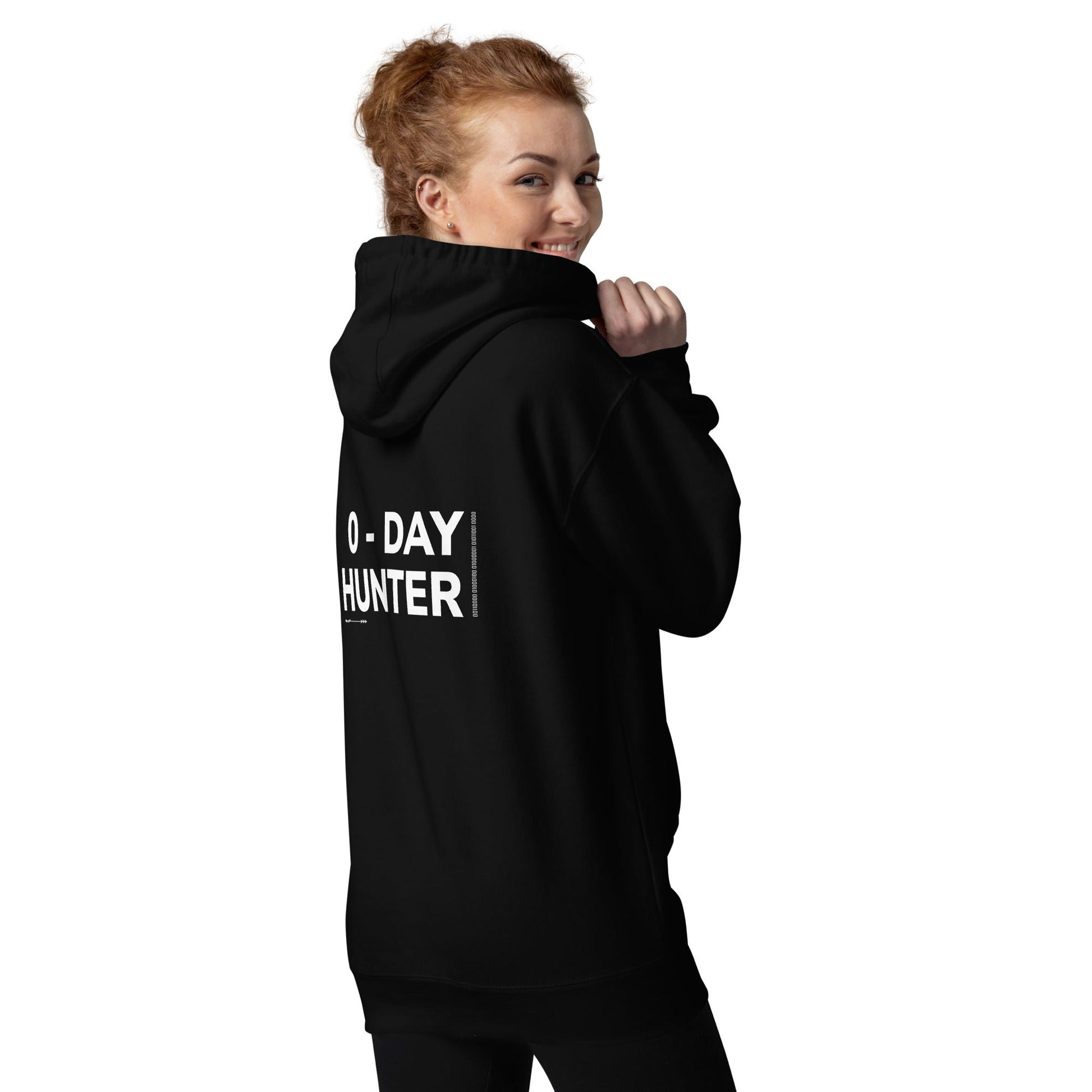 0-day Hunter V3 Unisex Hoodie ( Back Print ) by DarkByteGear