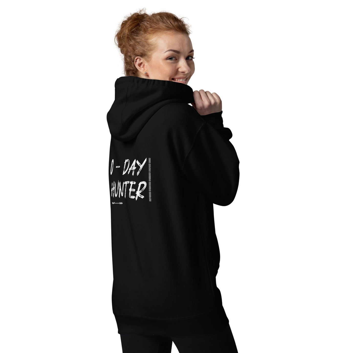 0-day Hunter V4 Unisex Hoodie ( Back Print ) by DarkByteGear