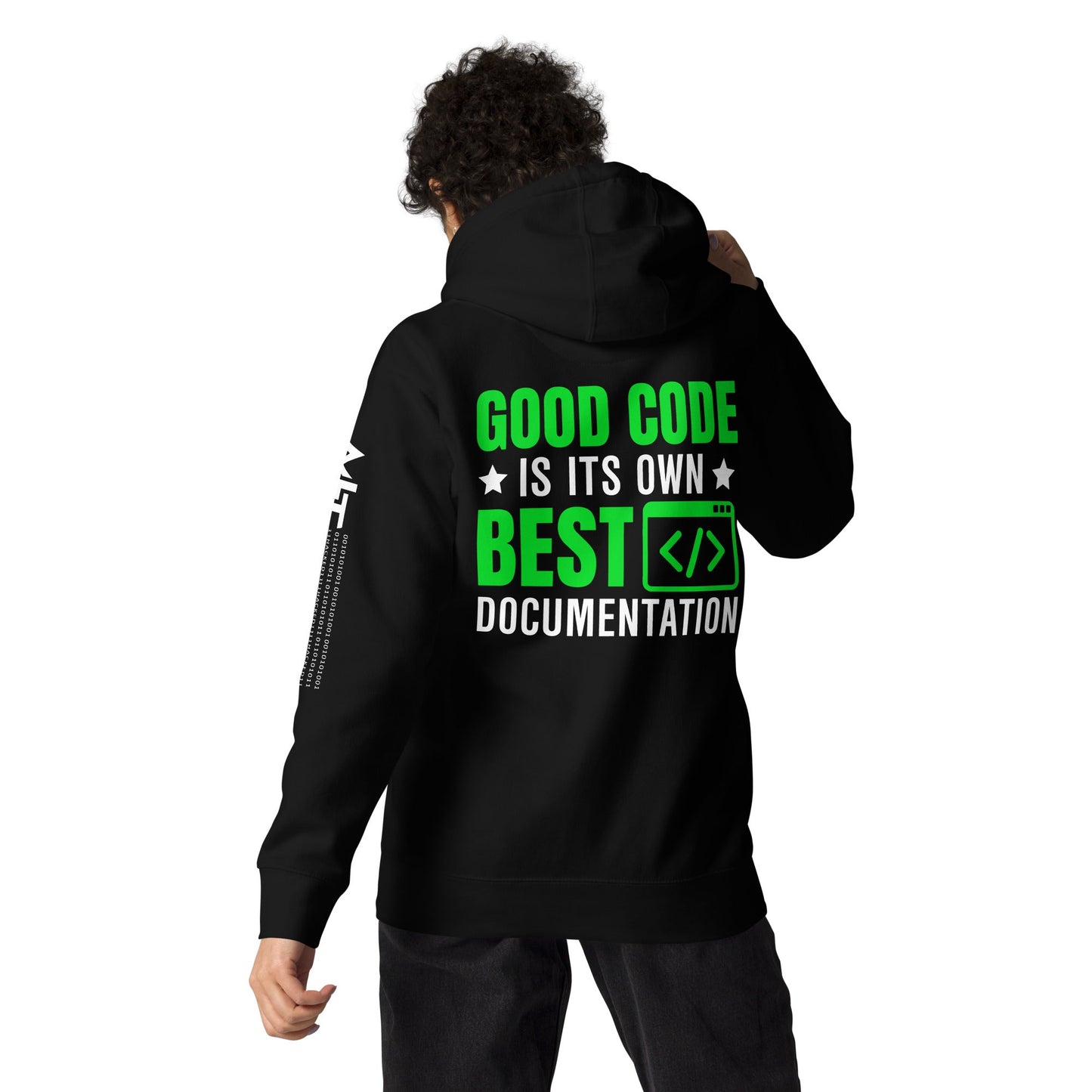 Good Code is in its own best documentationUnisex Hoodie by DarkByteGear