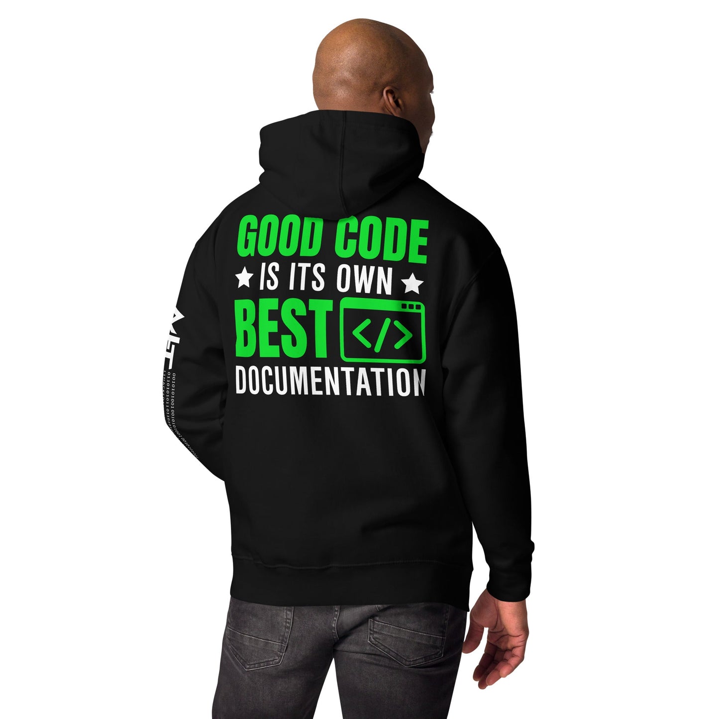 Good Code is in its own best documentationUnisex Hoodie by DarkByteGear