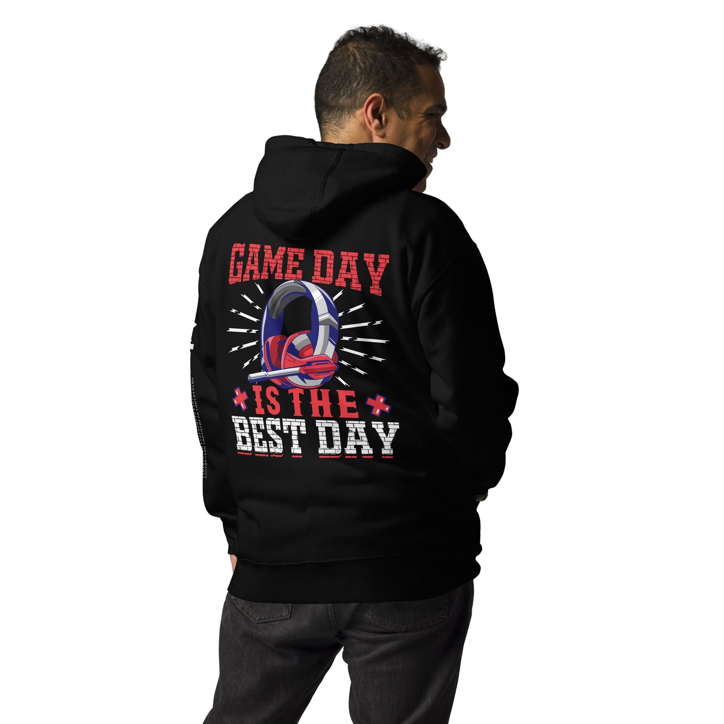 Game Day is the Best Day Shagor Unisex Hoodie ( Back Print ) by DarkByteGear
