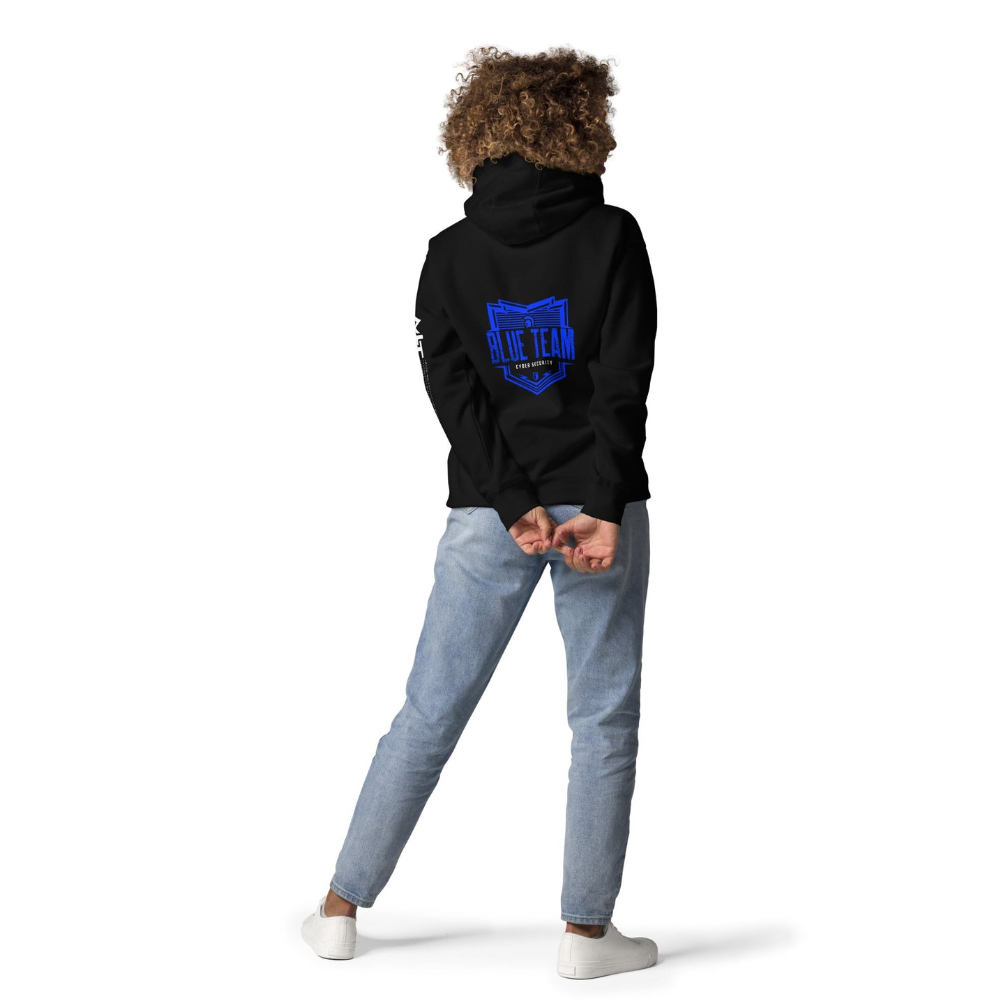 Cyber Security Blue Team V13 - Unisex Hoodie ( Back Print ) by DarkByteGear