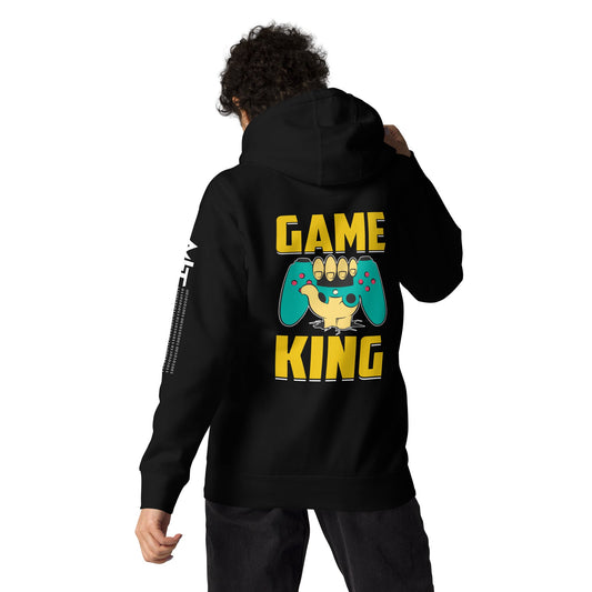 Game King Unisex Hoodie ( Back Print ) by DarkByteGear