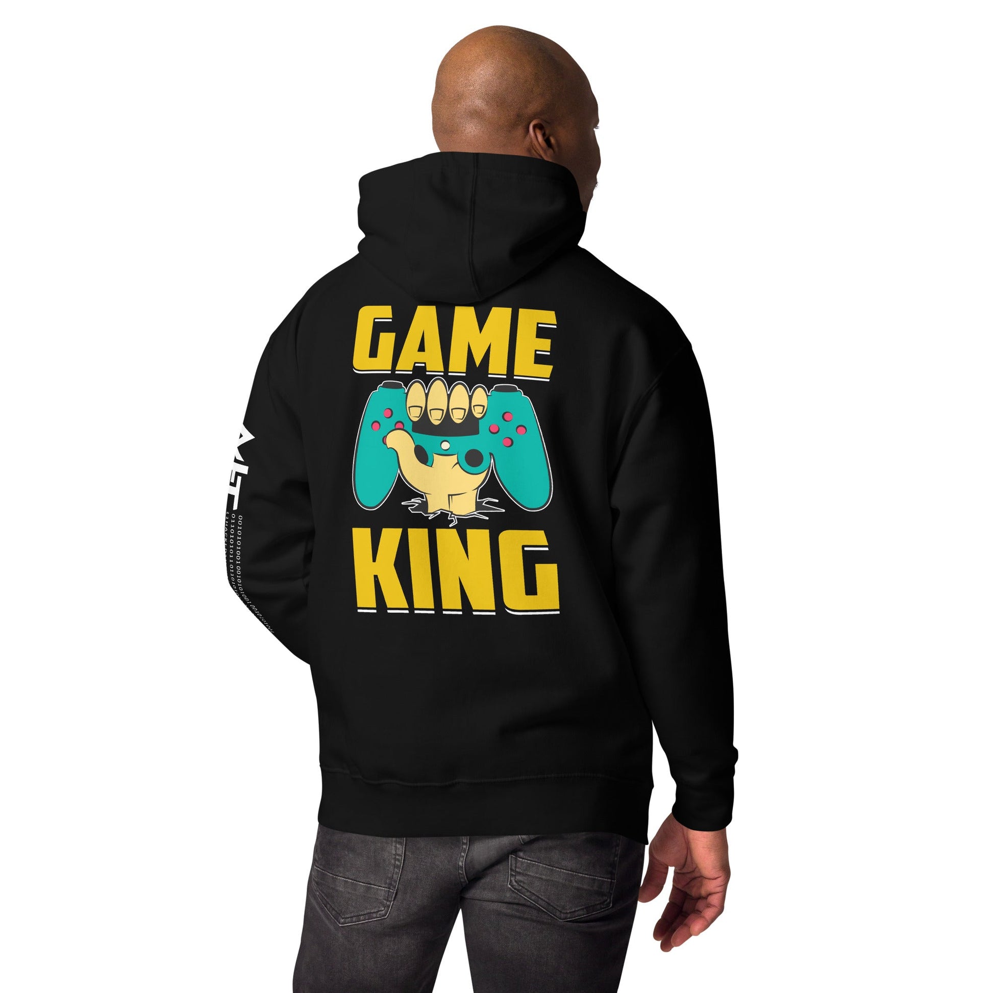 Game King Unisex Hoodie ( Back Print ) by DarkByteGear