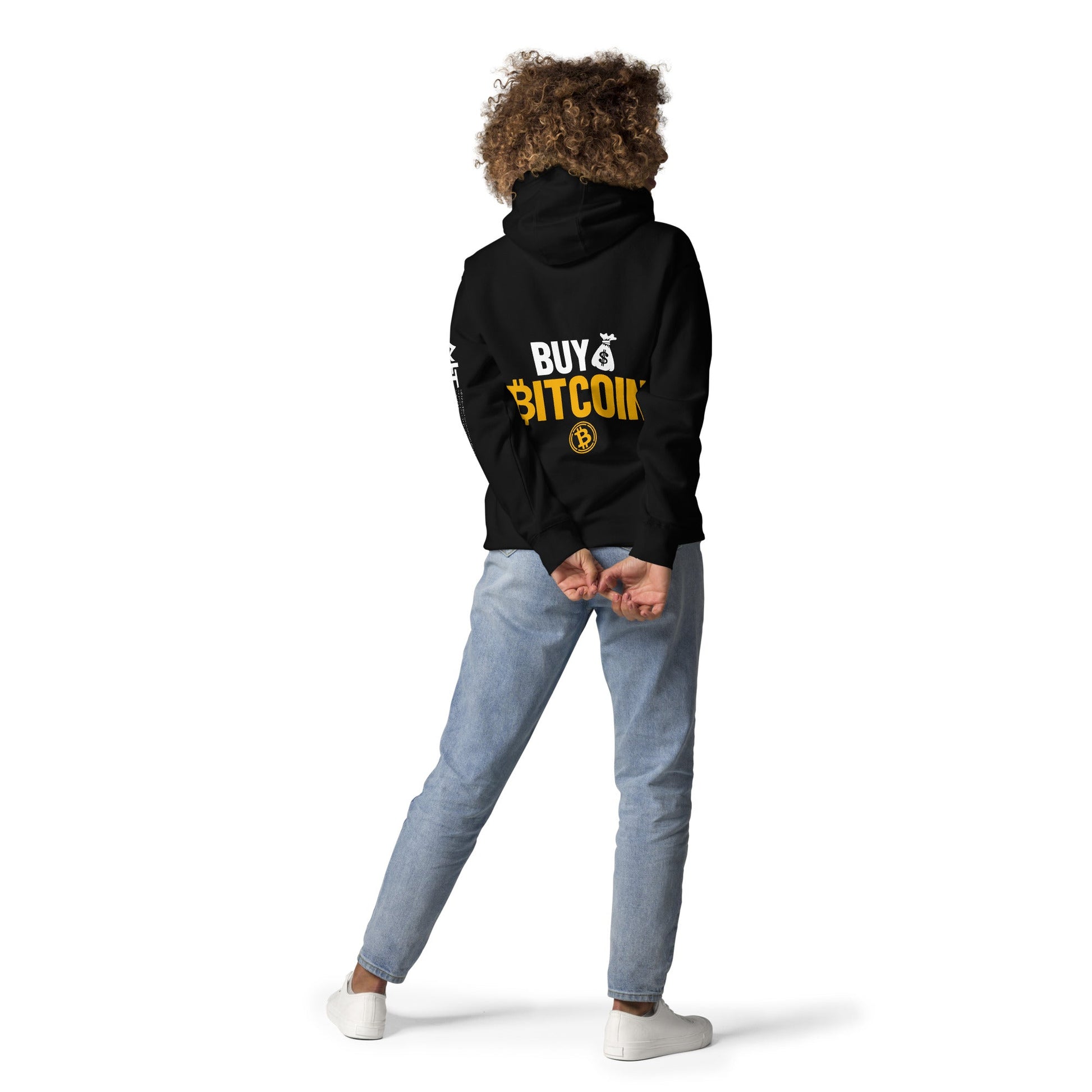 Buy Bitcoin Unisex Hoodie ( Back Print ) by DarkByteGear