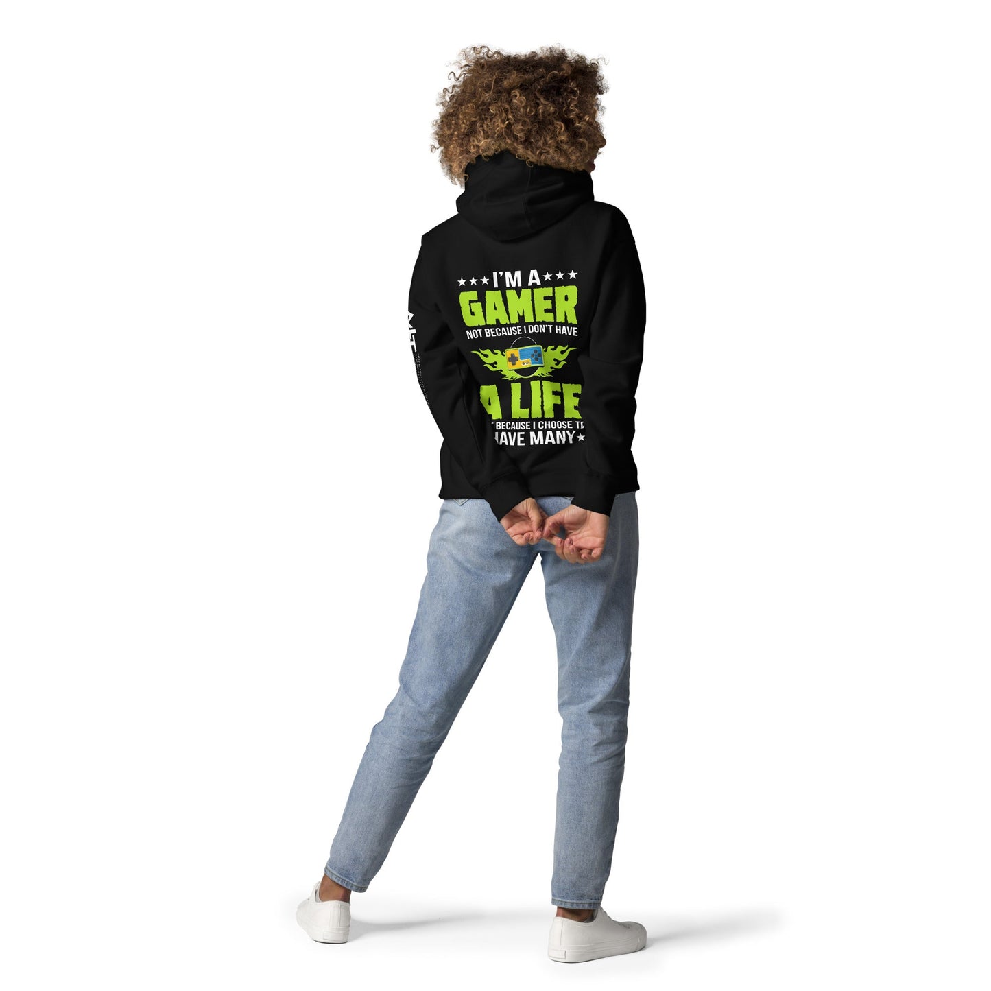 I am a Gamer Green V - Unisex Hoodie by DarkByteGear