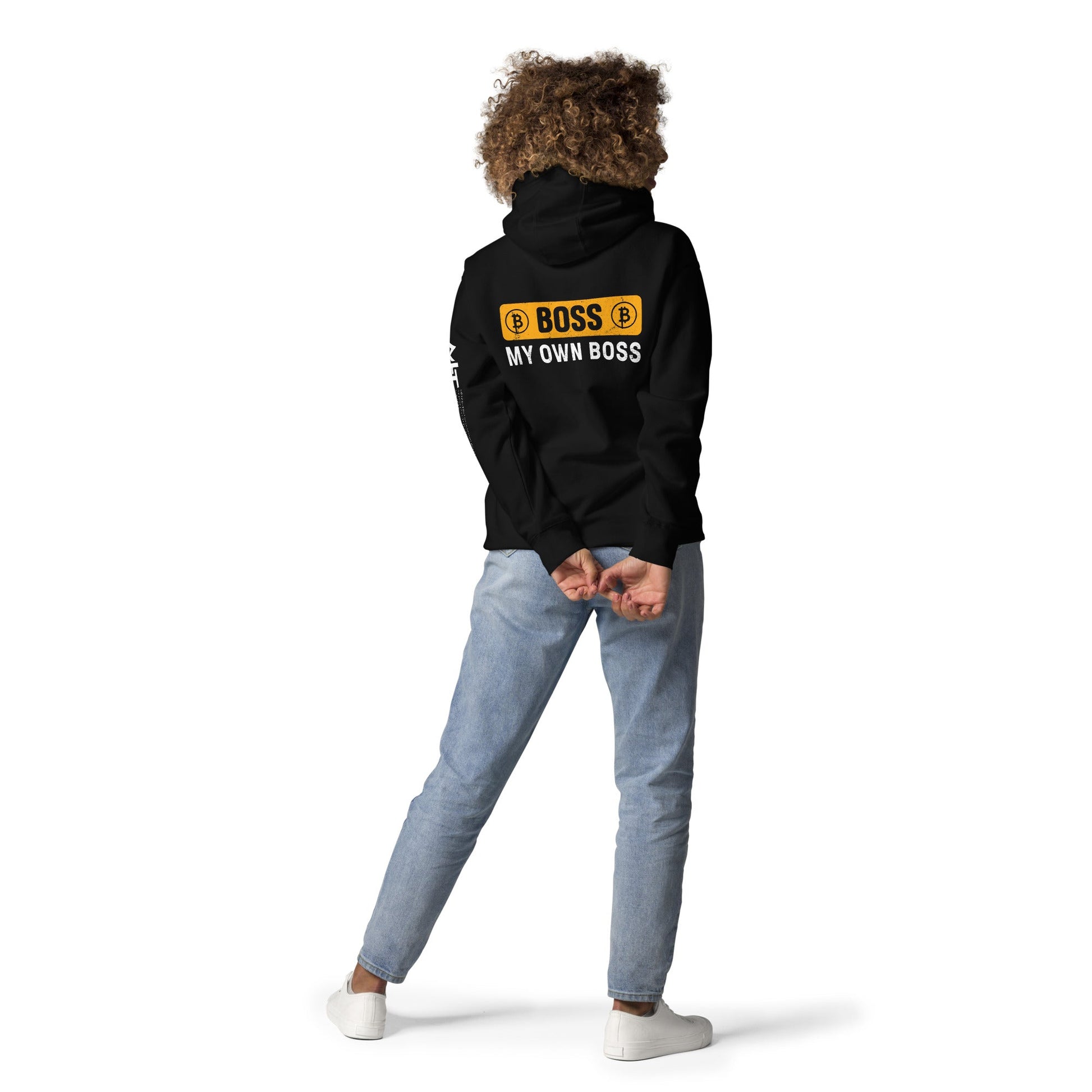 Boss My Own Boss - Unisex Hoodie ( Back Print ) by DarkByteGear