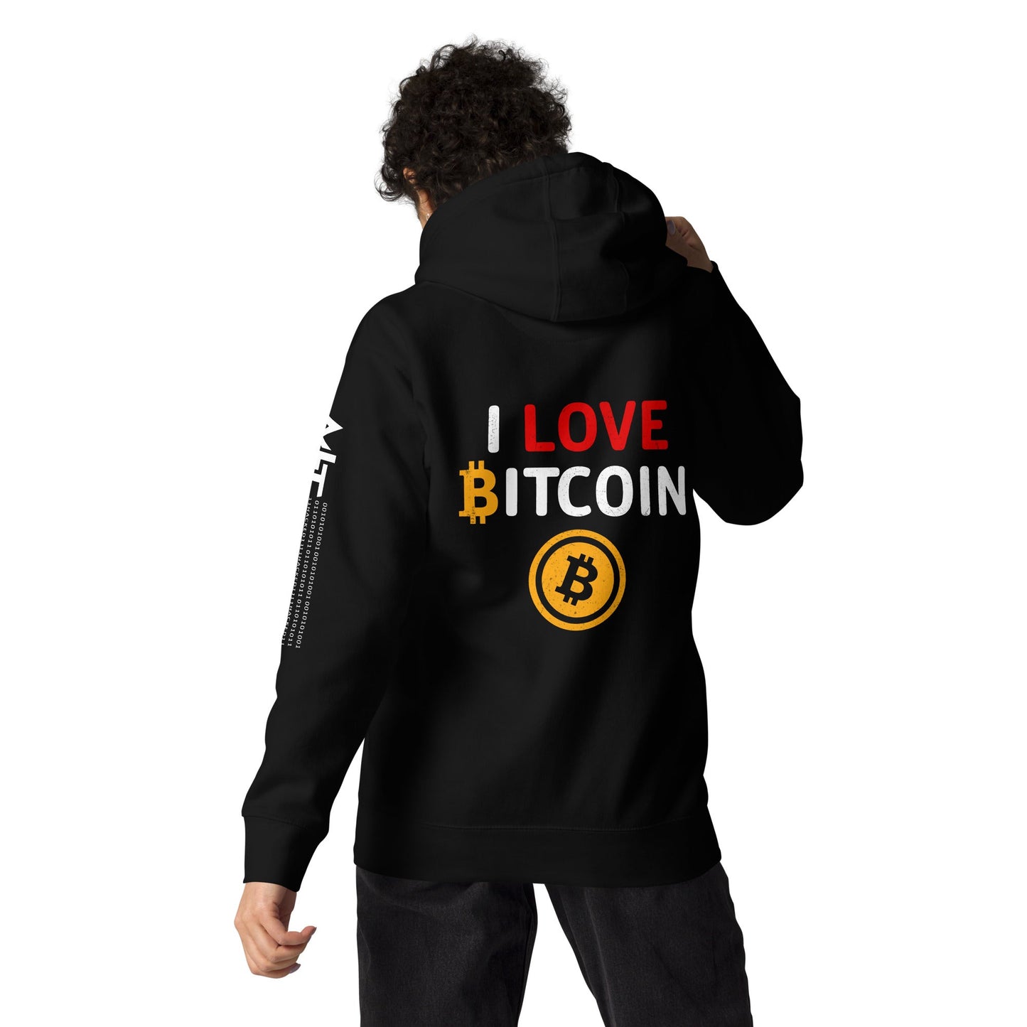 I Love Bitcoin - Unisex Hoodie by DarkByteGear