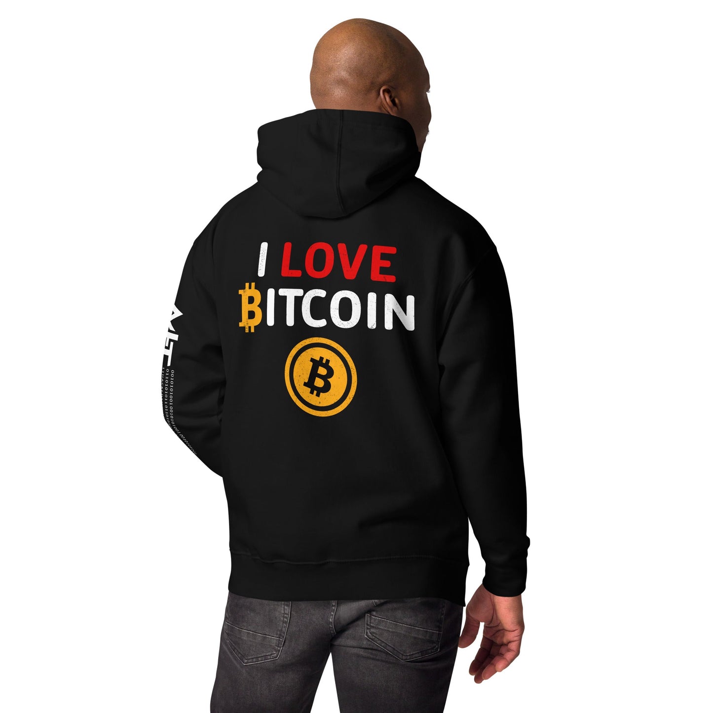 I Love Bitcoin - Unisex Hoodie by DarkByteGear