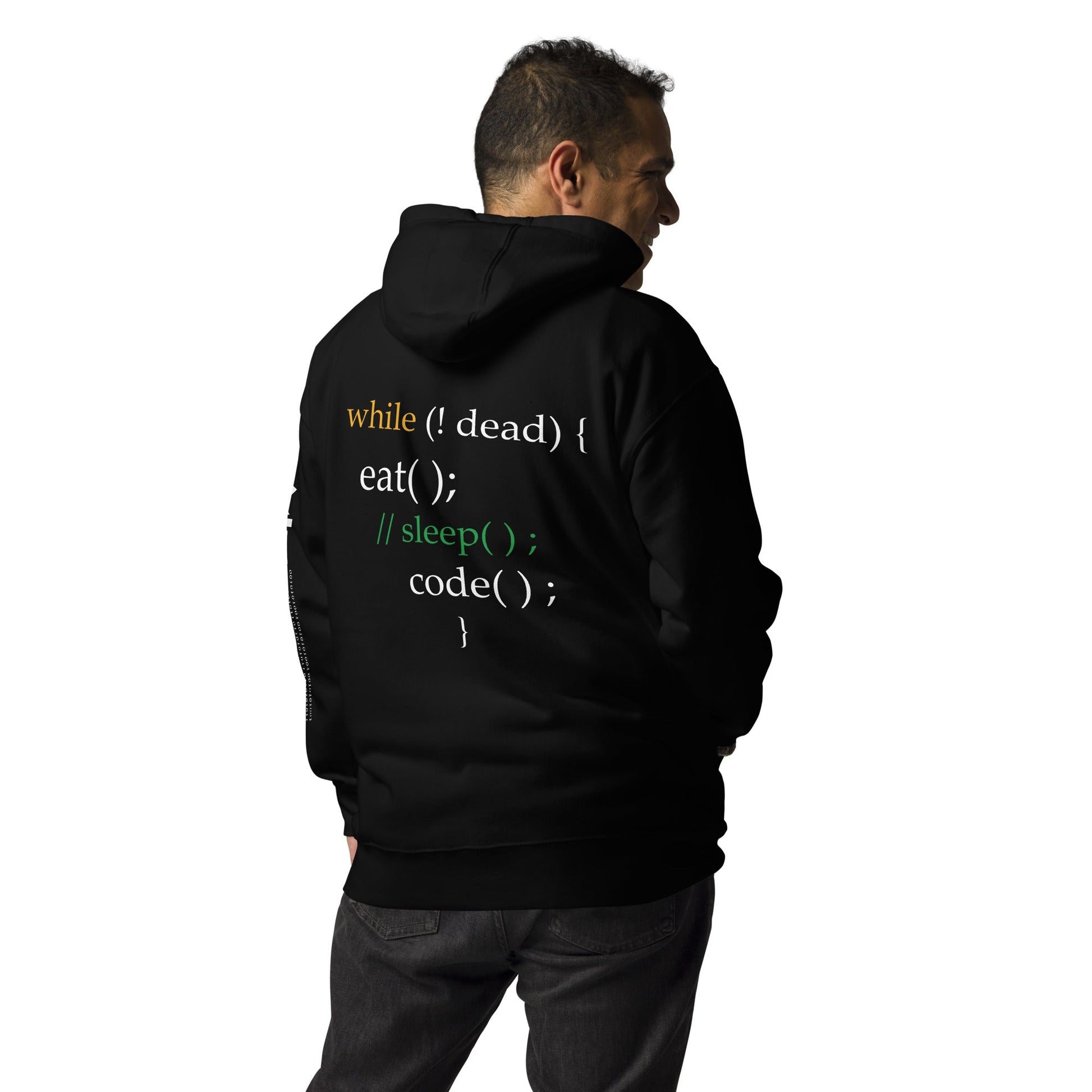 Follow the Link - Unisex Hoodie ( Back Print ) by DarkByteGear