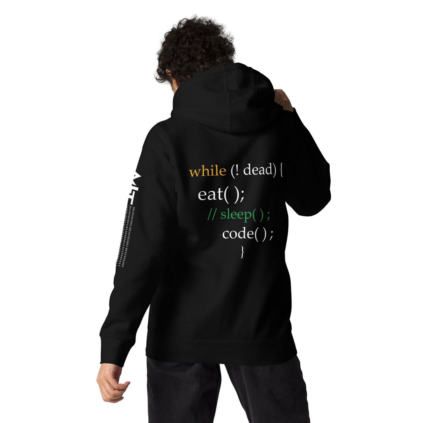 Follow the Link - Unisex Hoodie ( Back Print ) by DarkByteGear