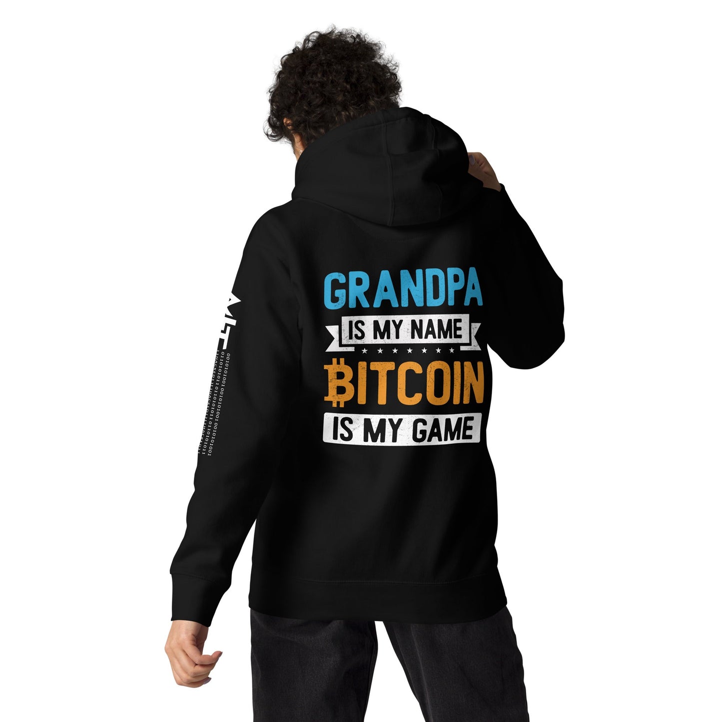 Grandpa is My Name, Bitcoin is My Game - Unisex Hoodie by DarkByteGear