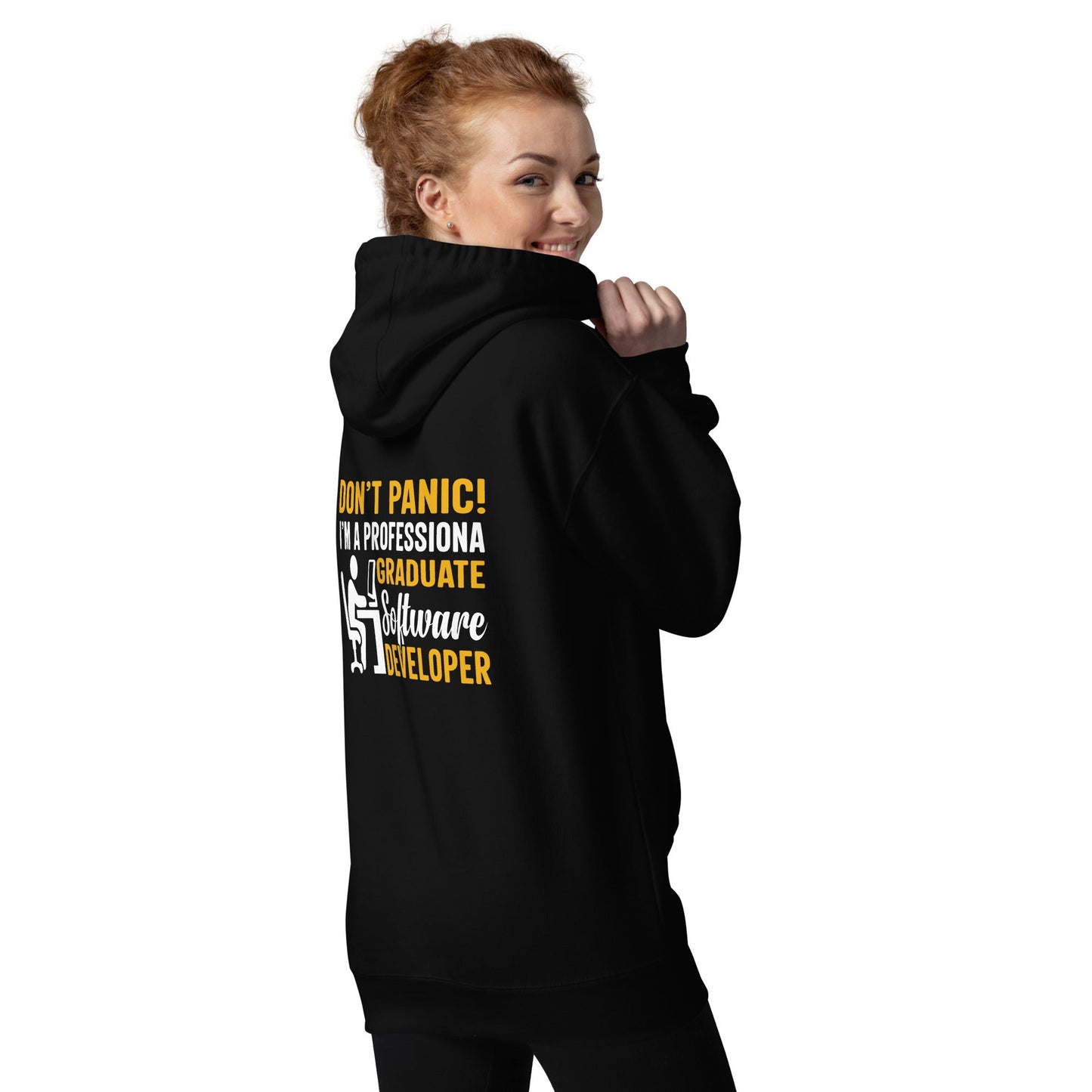 Don’t Worry! I am a Professional Graduate Software Developer - Unisex Hoodie by DarkByteGear