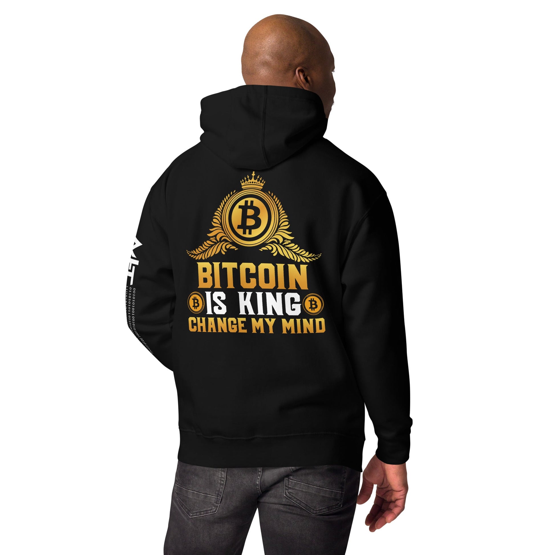 Bitcoin is King: Change my Mind - Unisex Hoodie by DarkByteGear