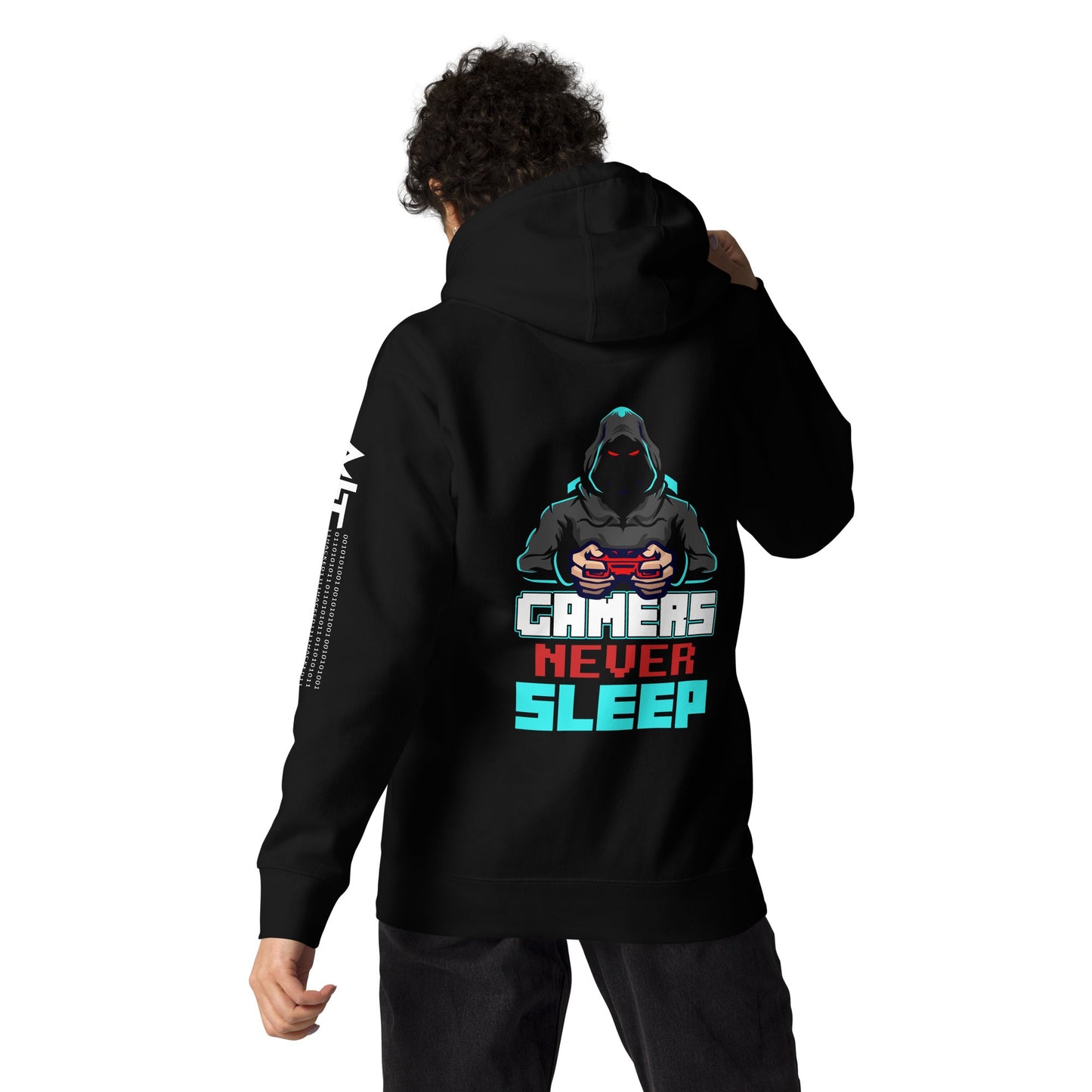Gamers never Sleep V1 - Unisex Hoodie by DarkByteGear