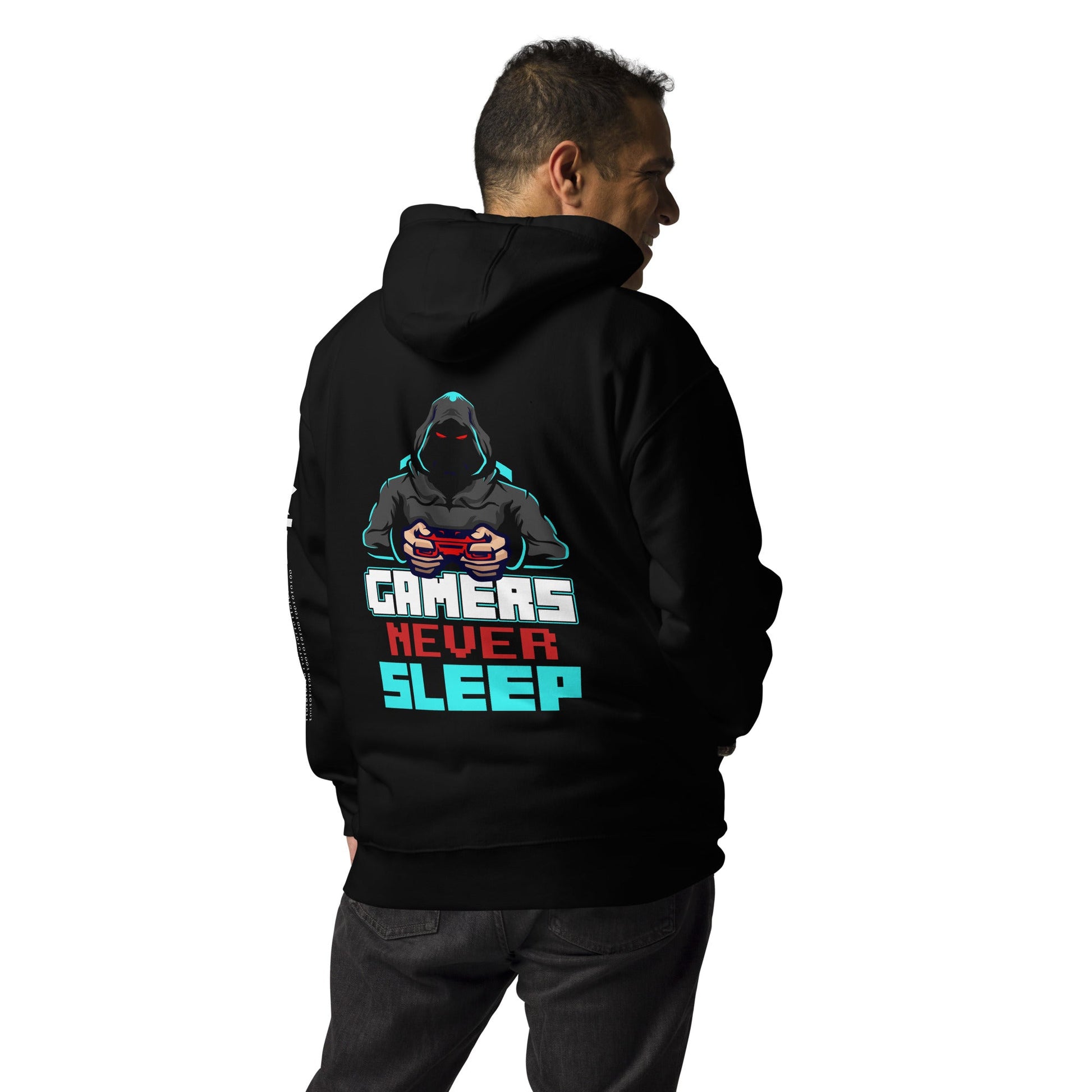 Gamers never Sleep V1 - Unisex Hoodie by DarkByteGear