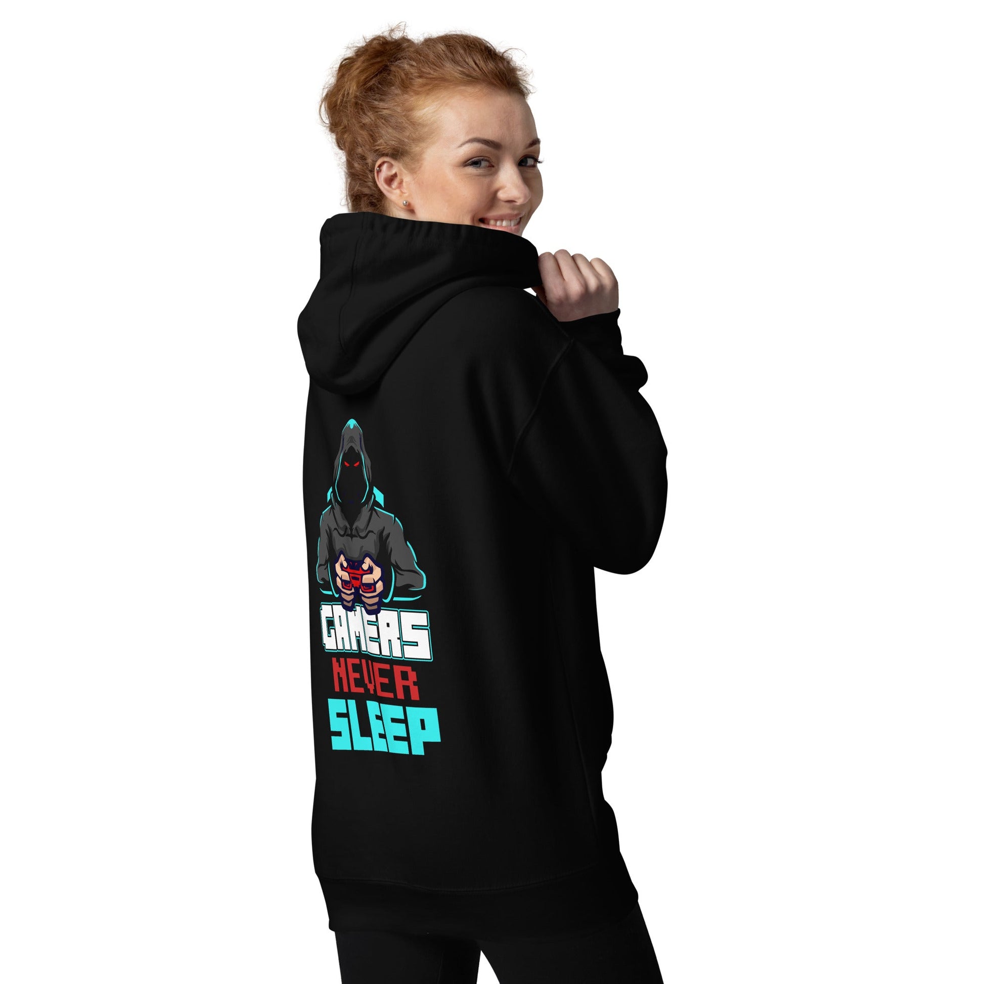 Gamers never Sleep V1 - Unisex Hoodie by DarkByteGear