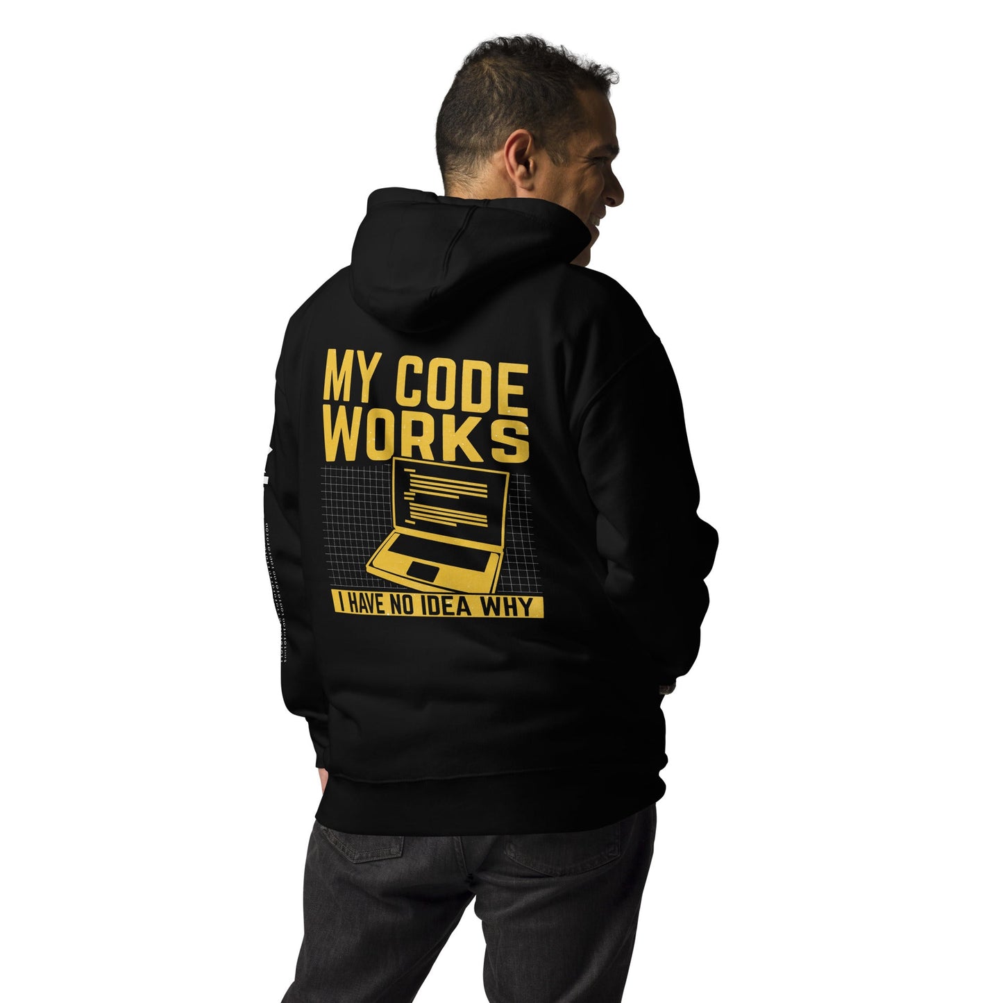 My Code works, I have no Idea why - Unisex Hoodie ( Back Print ) by DarkByteGear