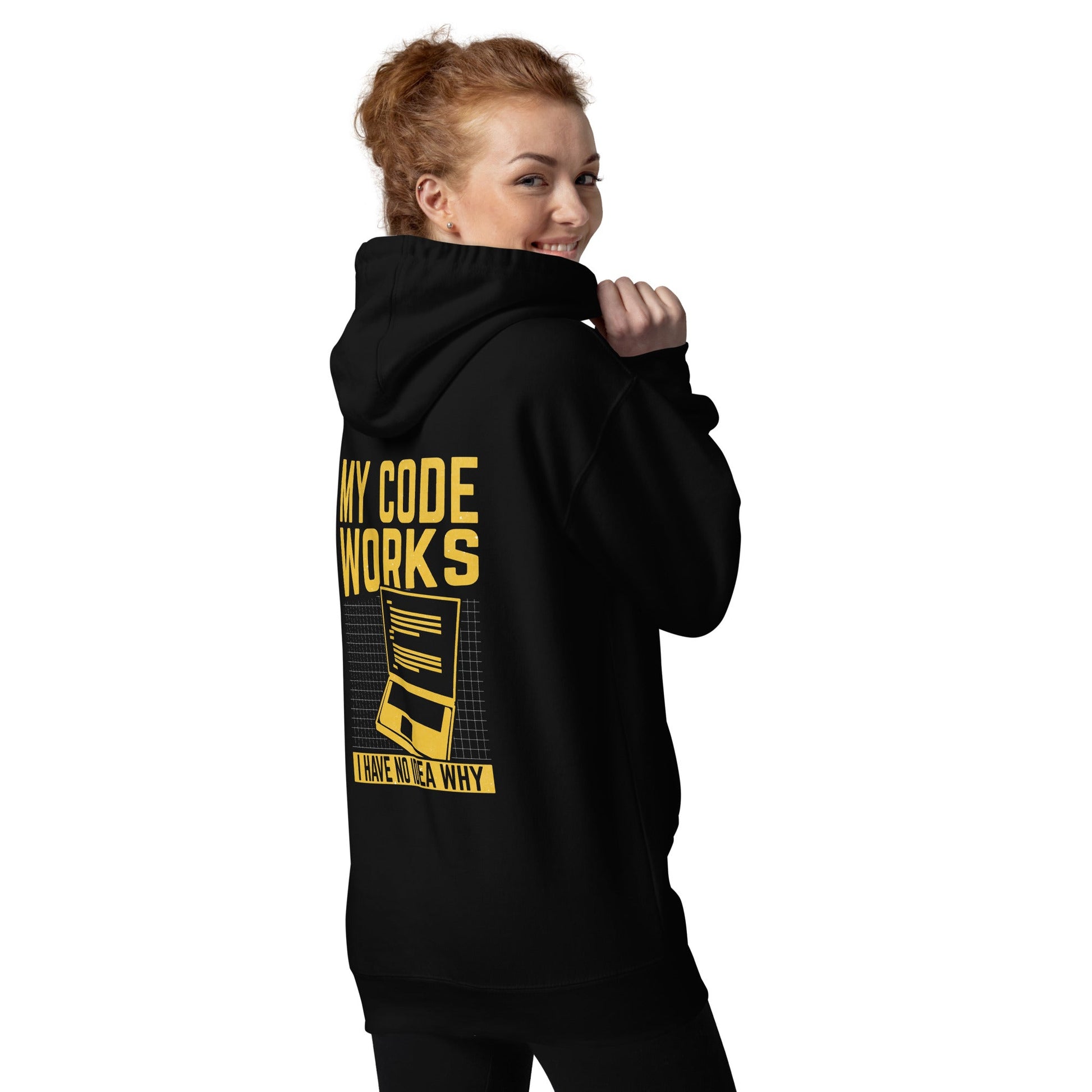 My Code works, I have no Idea why - Unisex Hoodie ( Back Print ) by DarkByteGear